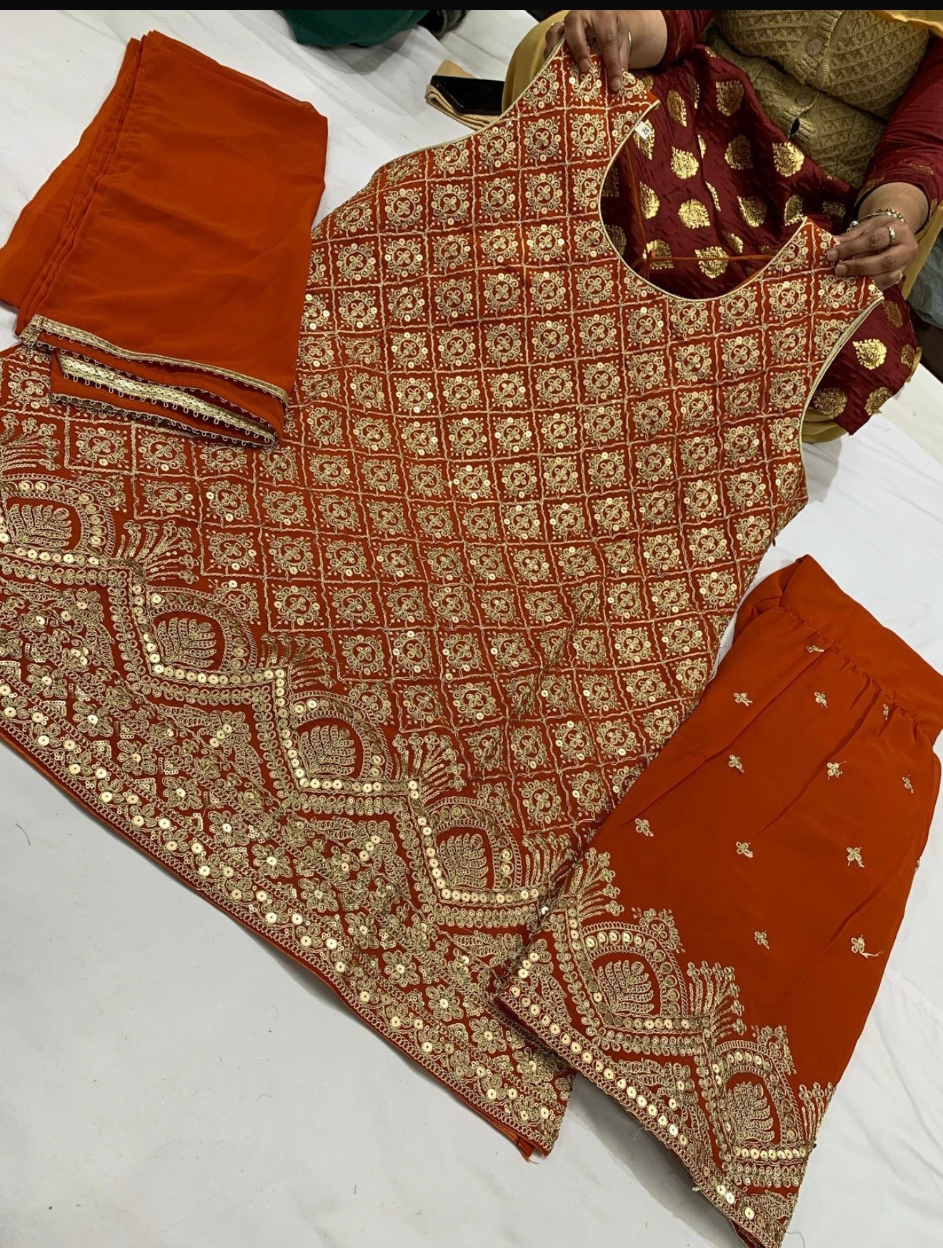 Beautiful designer sharara suit