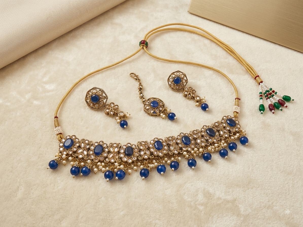 Beautiful designer necklace set