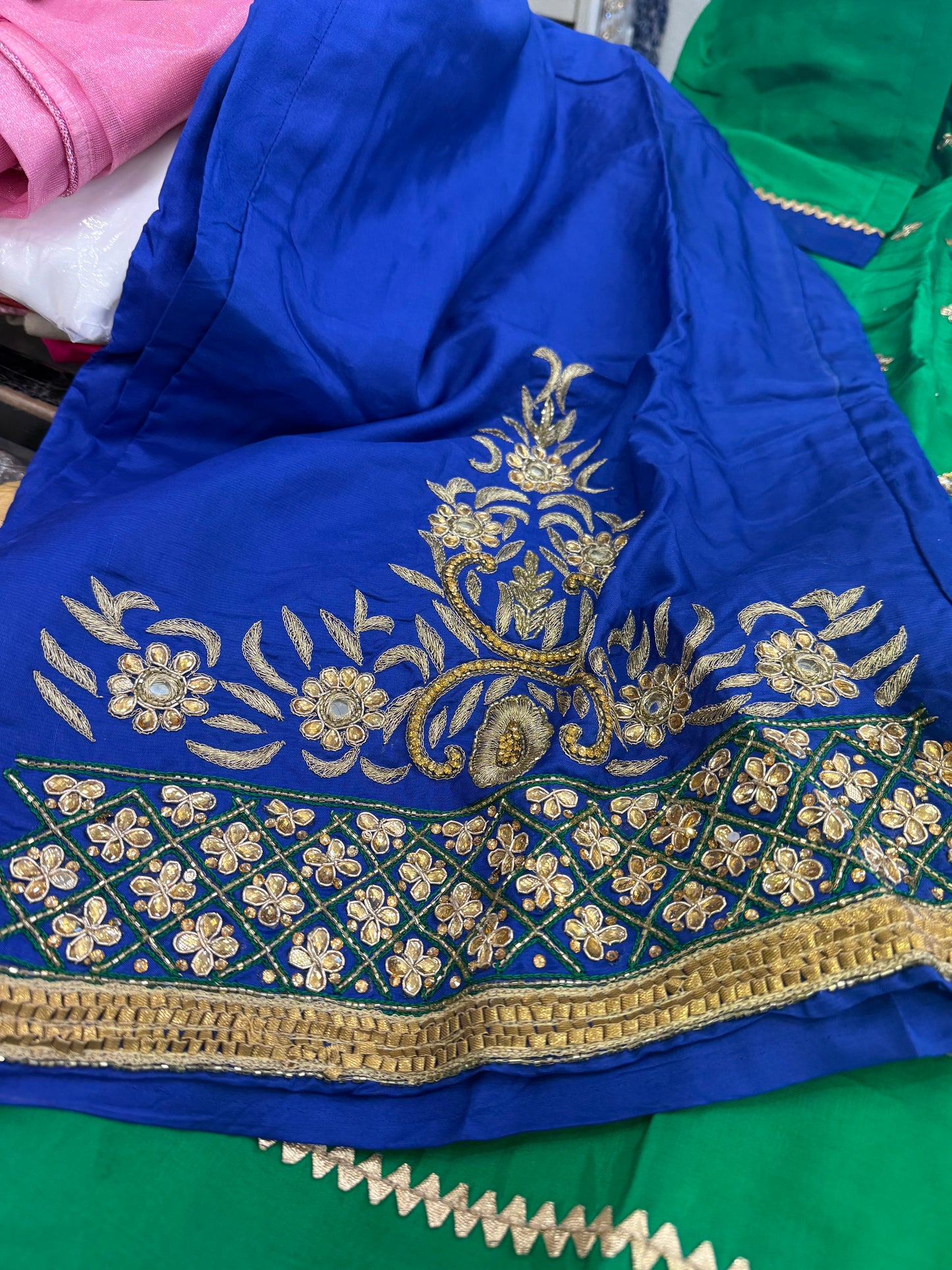 Beautiful designer plazo suit