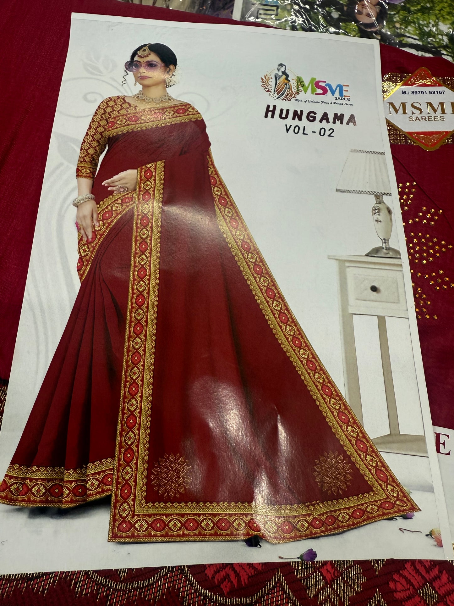 Beautiful designer cotton silk saree