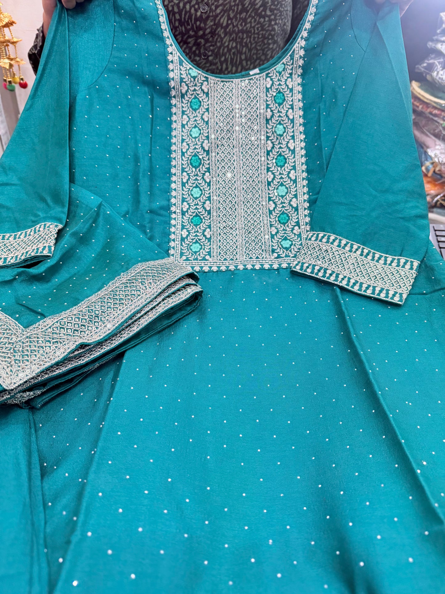 Beautiful designer plazo suit