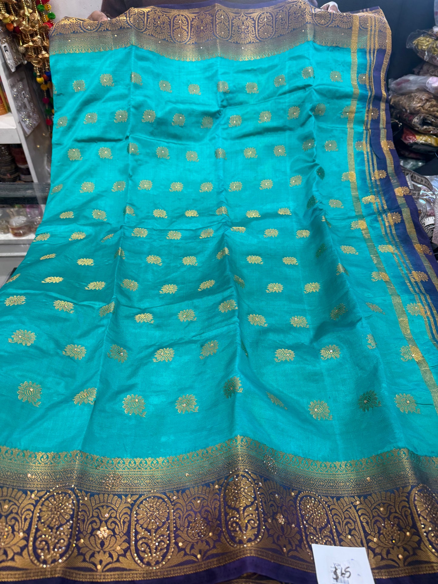Beautiful designer silk saree