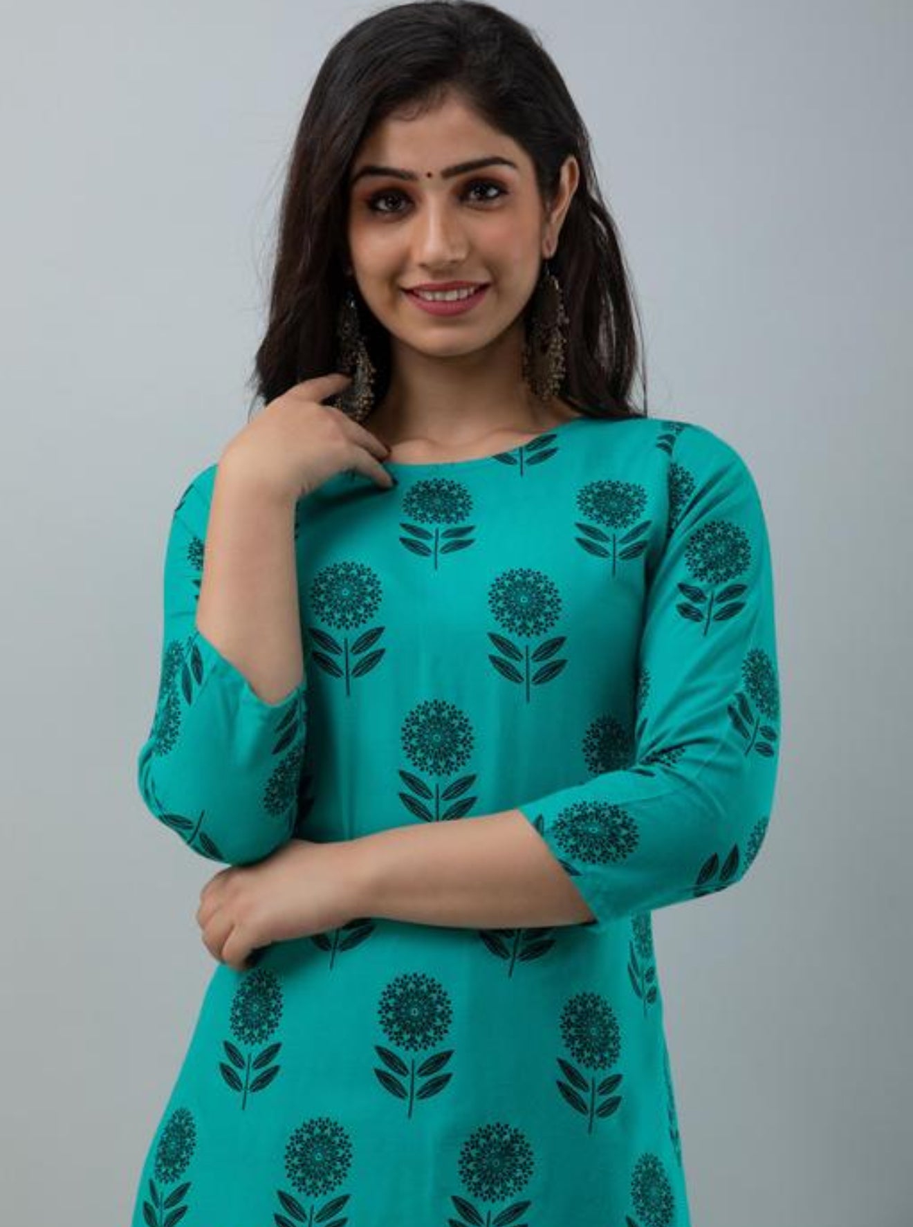 Beautiful designer Kurti with skirt