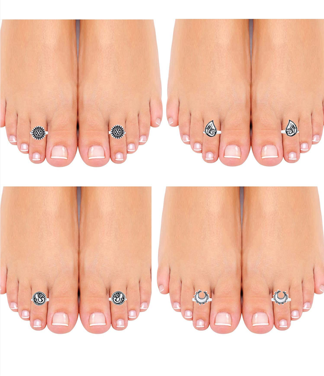 Beautiful designer toe rings