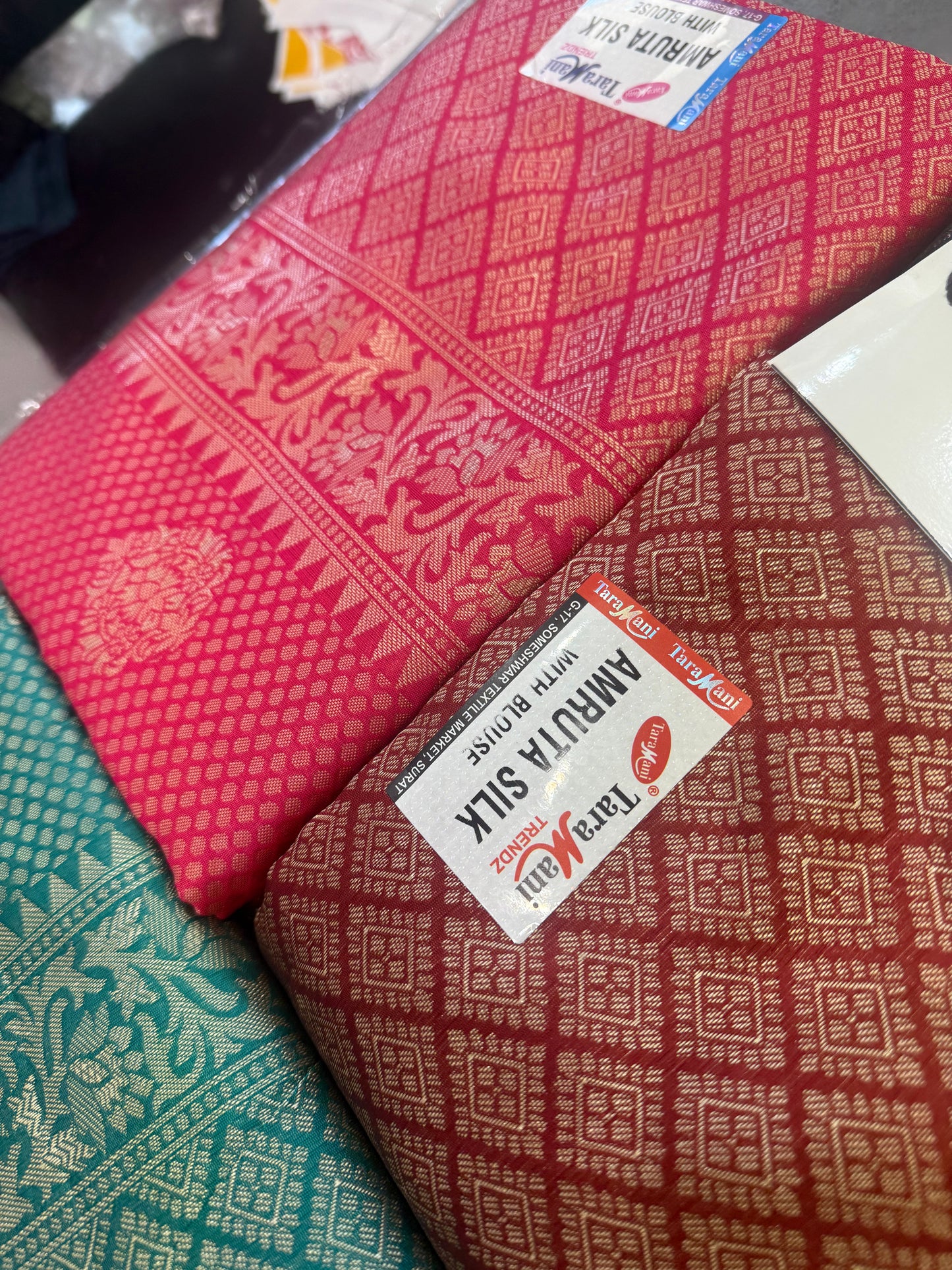 Beautiful designer silk saree