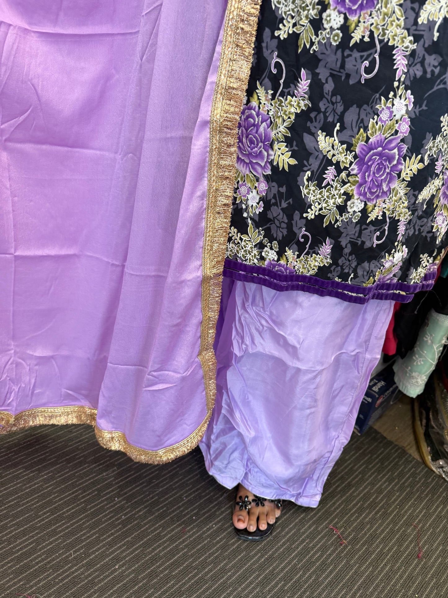 Beautiful designer plazo suit