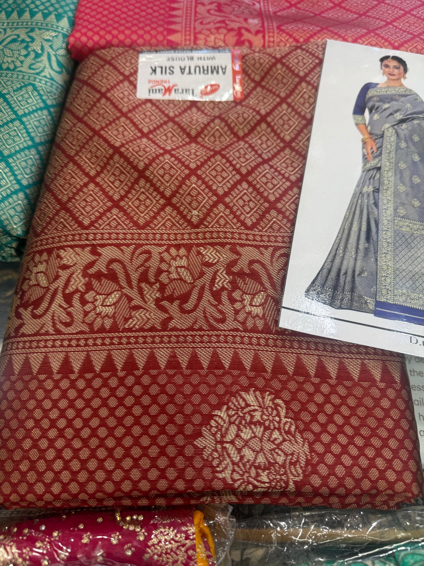 Beautiful designer silk saree