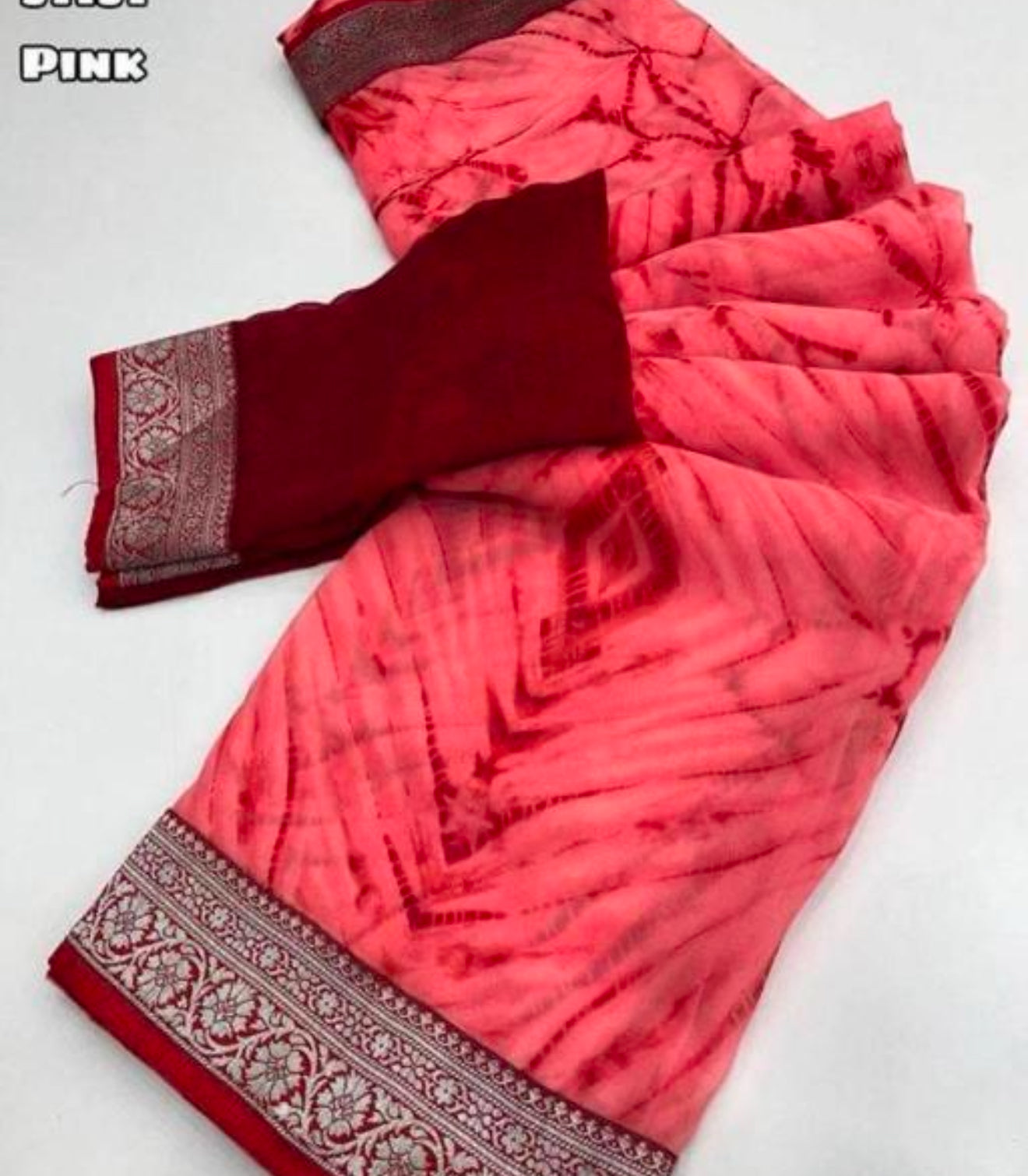 Beautiful designer printed saree