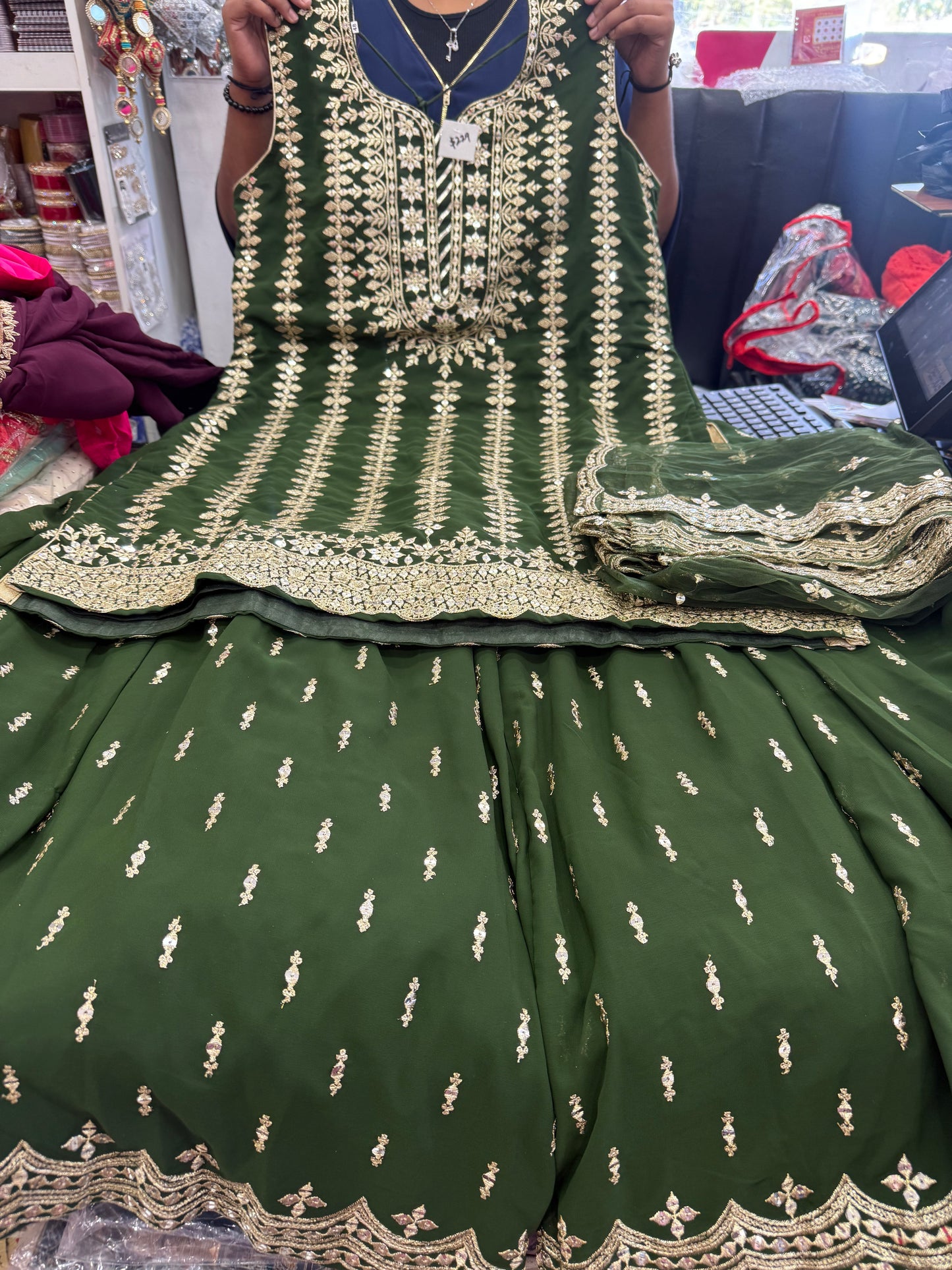 Beautiful designer sharara suit