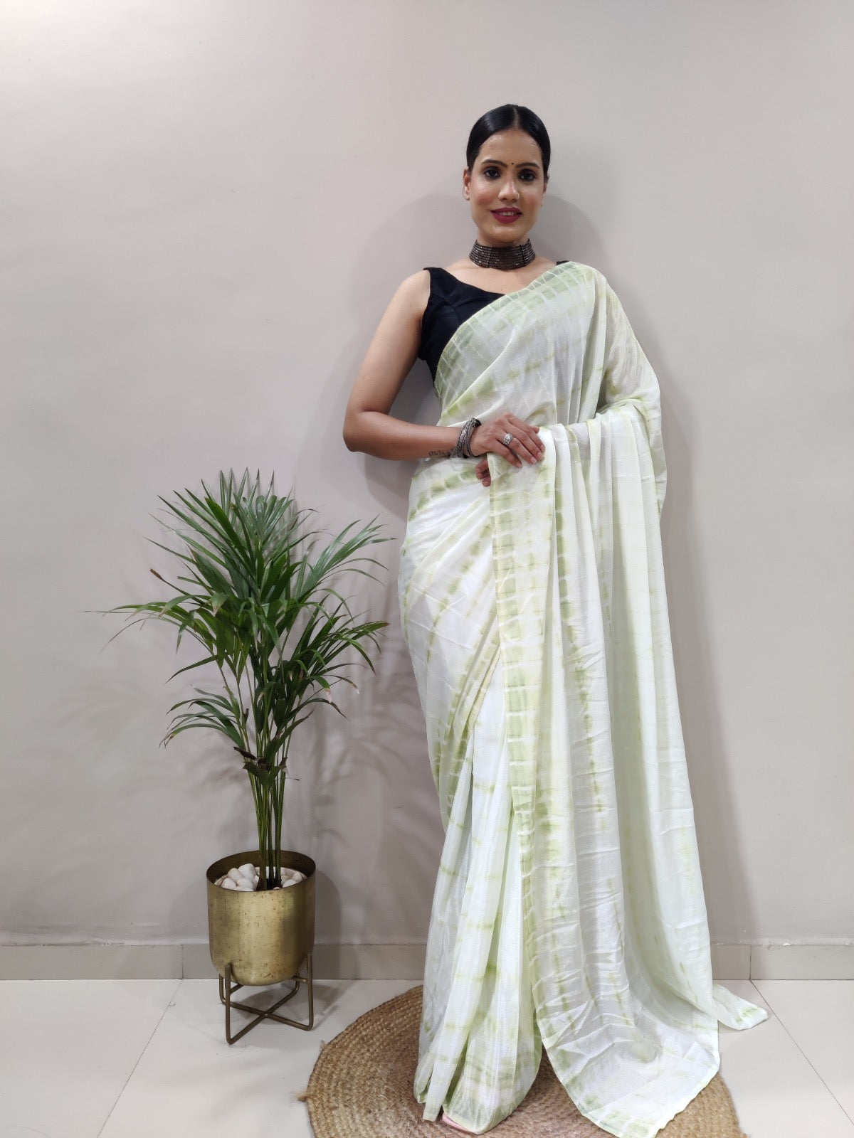 Beautiful designer readymade saree