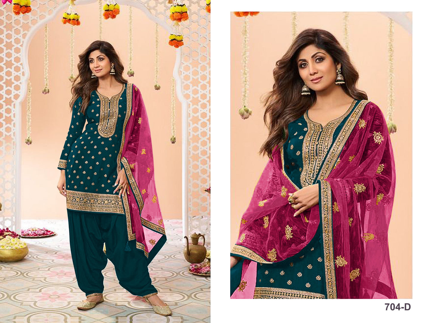 Beautiful designer Punjabi patiala suit