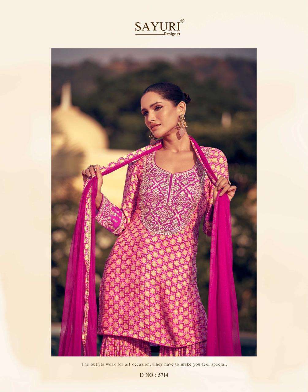 Beautiful designer sharara suit