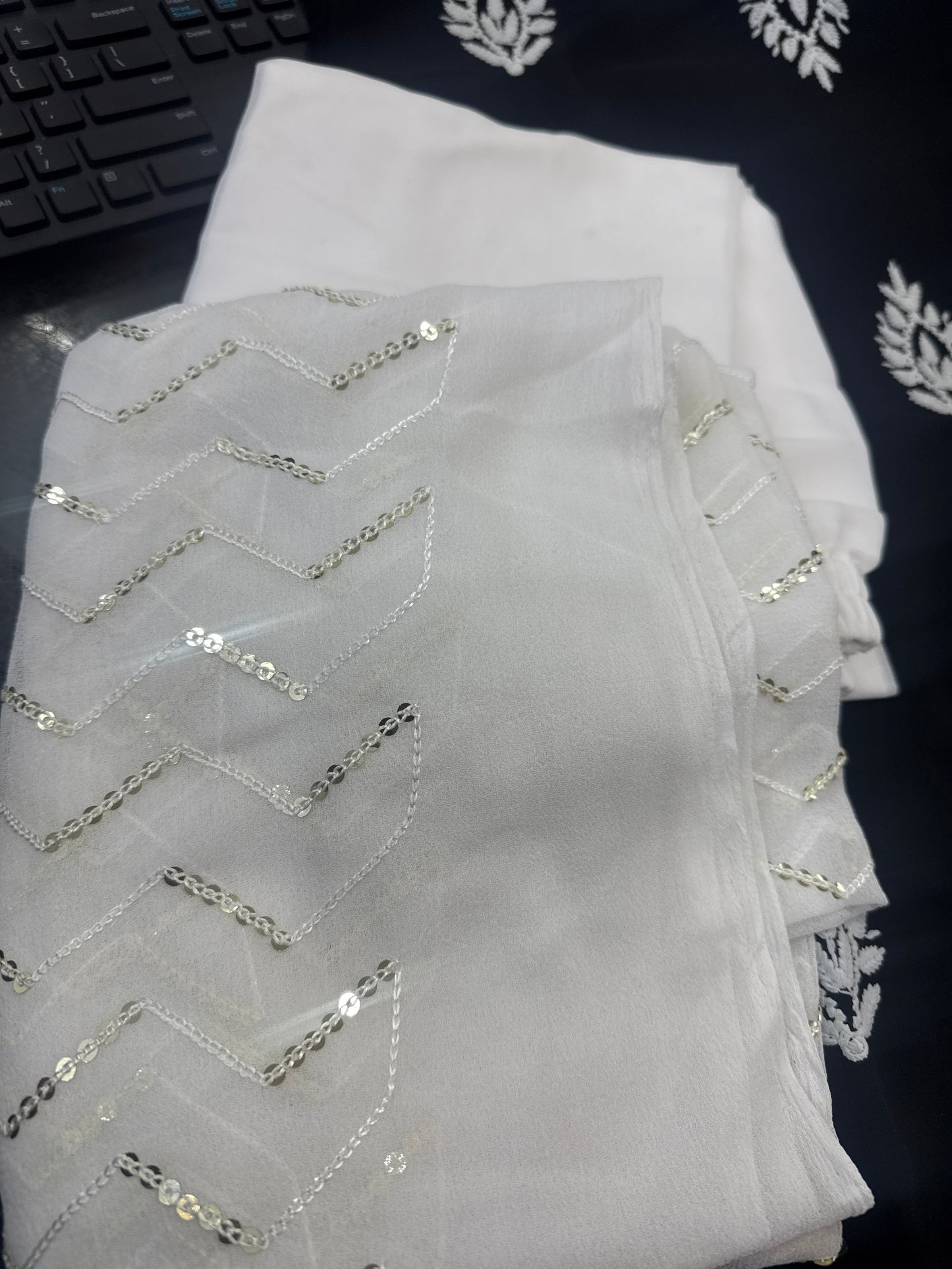 Beautiful designer lucknowi Embroidery plazo suit
