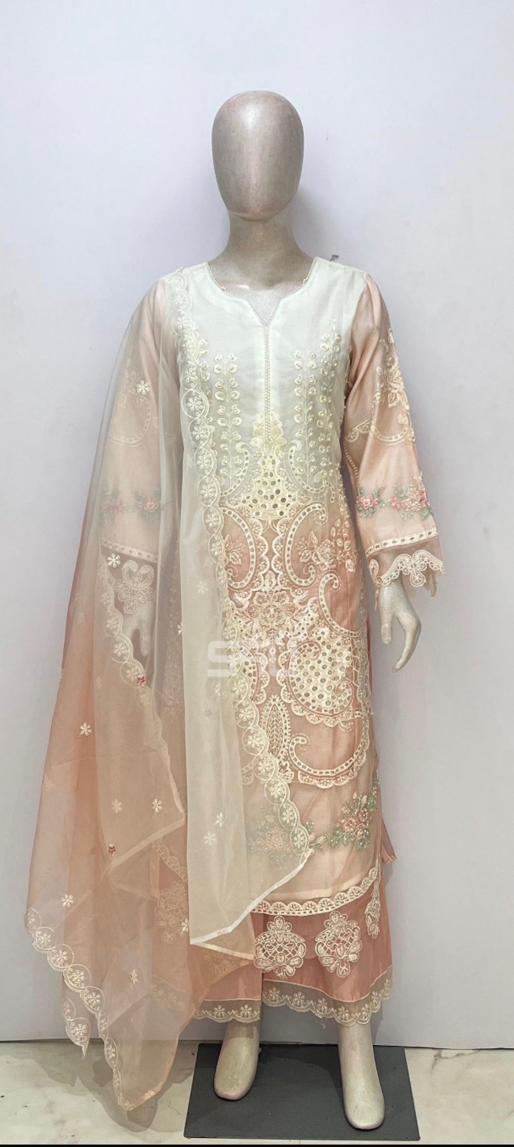 Beautiful designer plazo suit