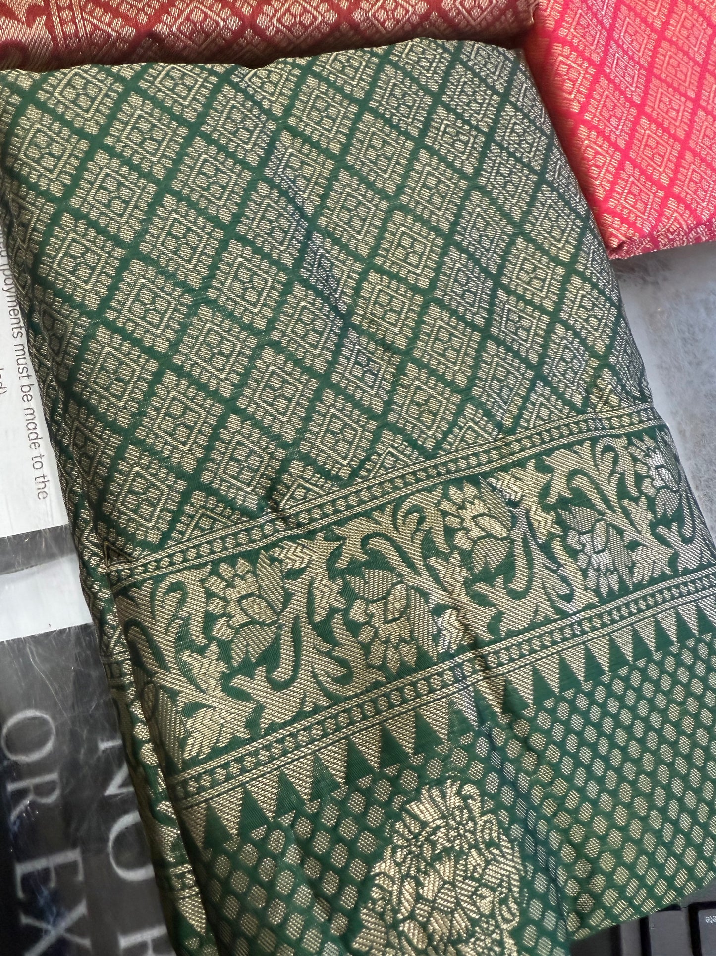 Beautiful designer silk saree