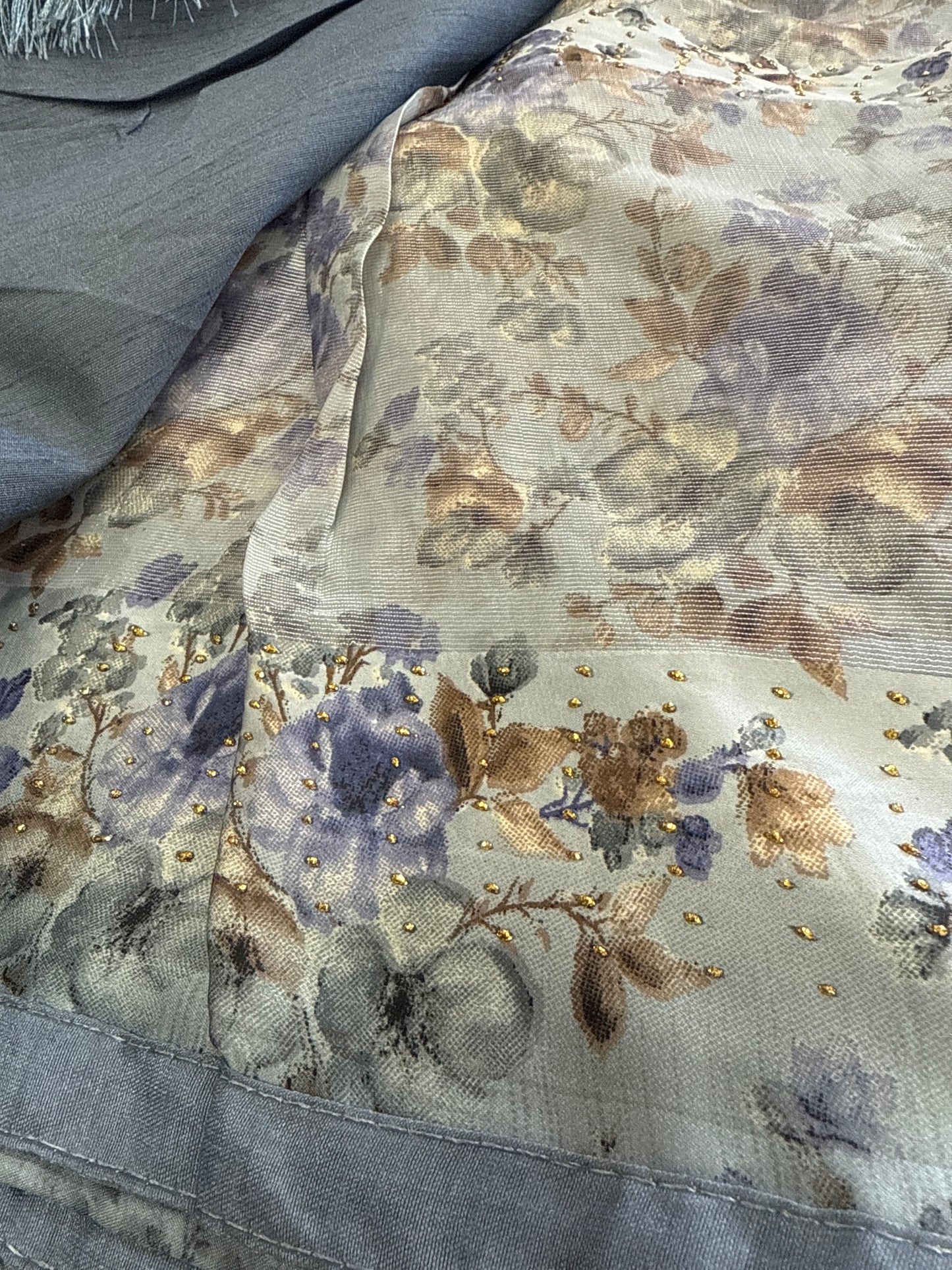 Beautiful designer floral saree