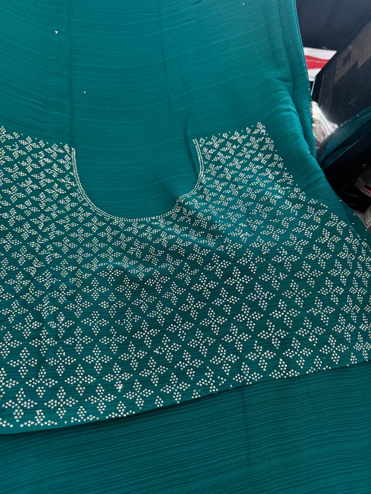 Beautiful designer chiffon saree