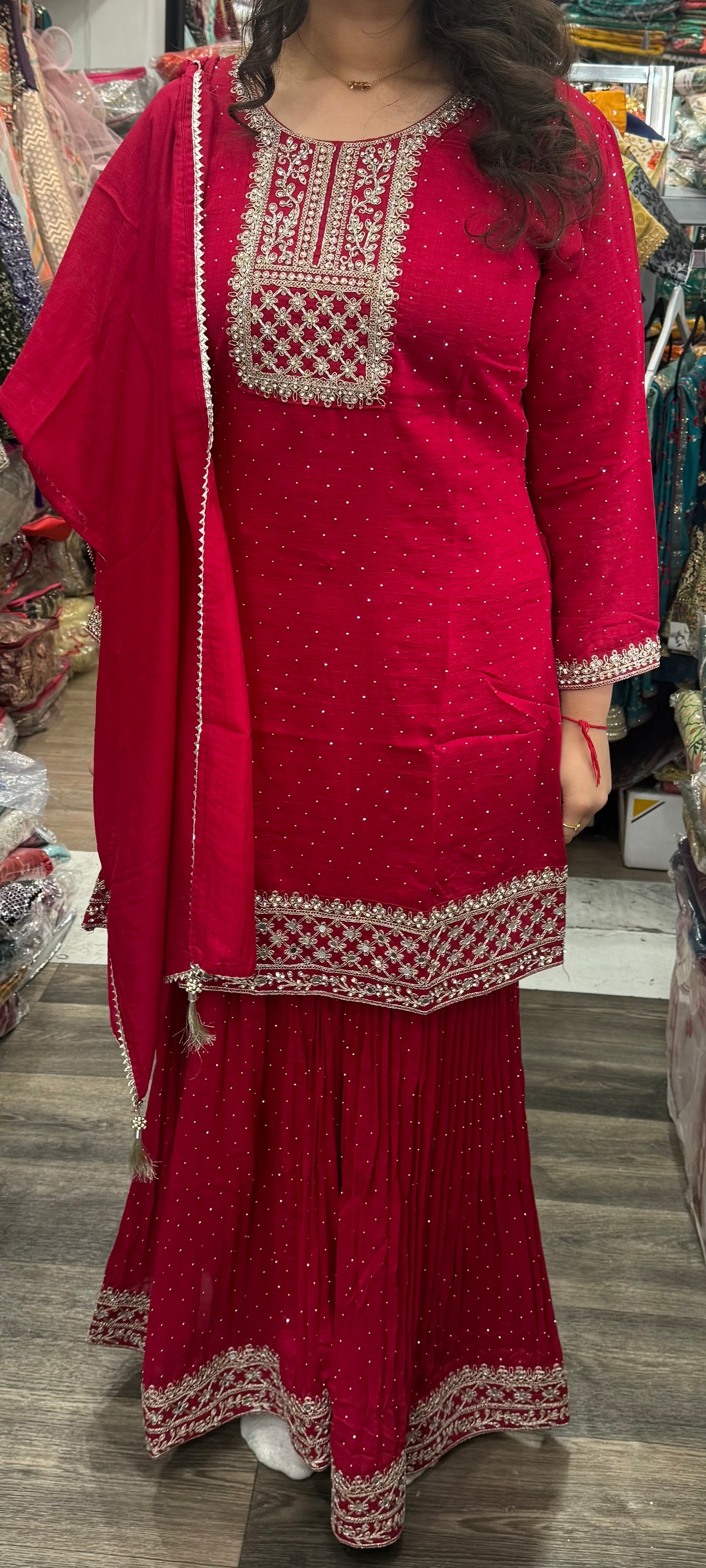 Beautiful designer sharara suit