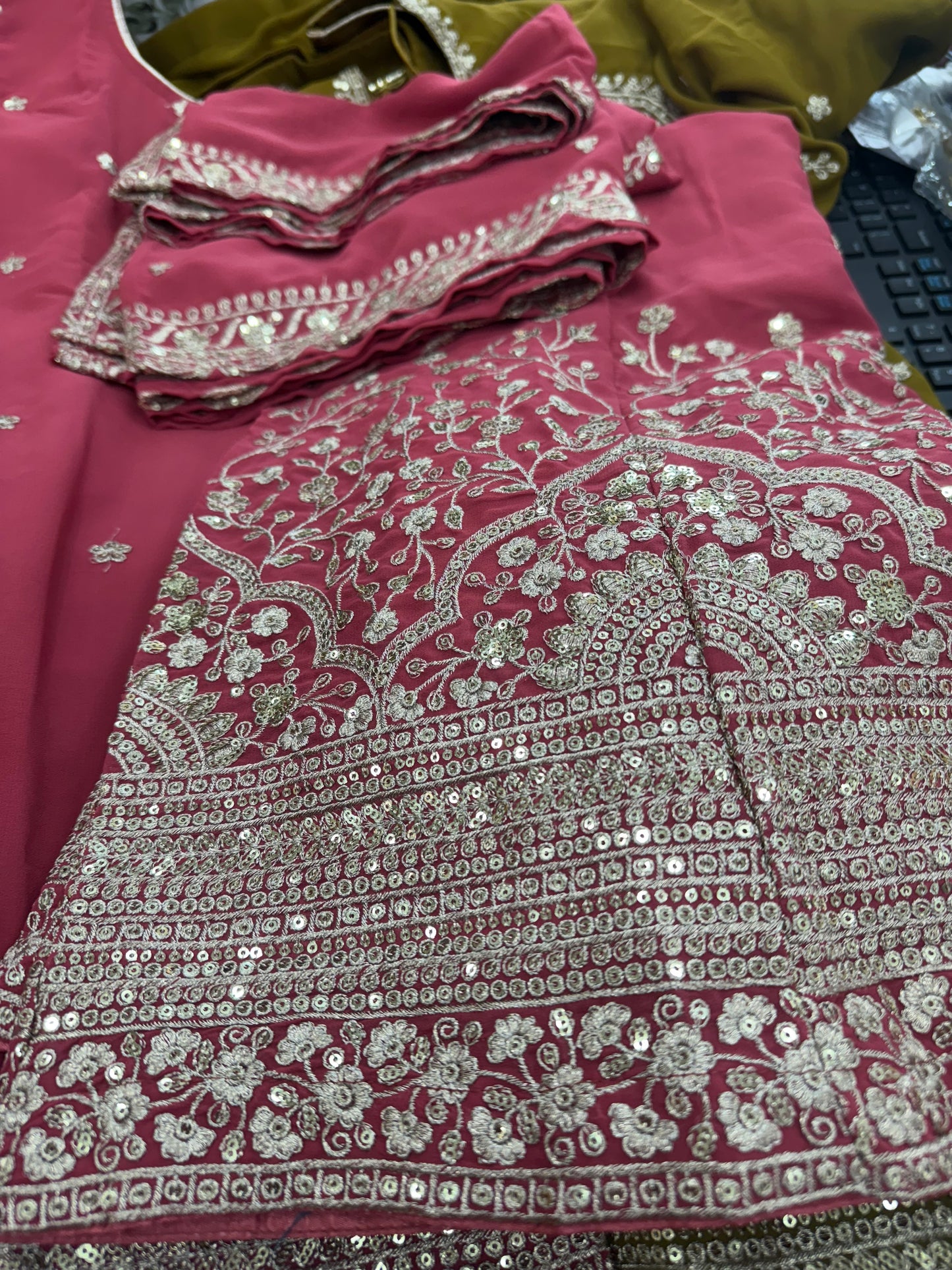 Beautiful designer plazo suit