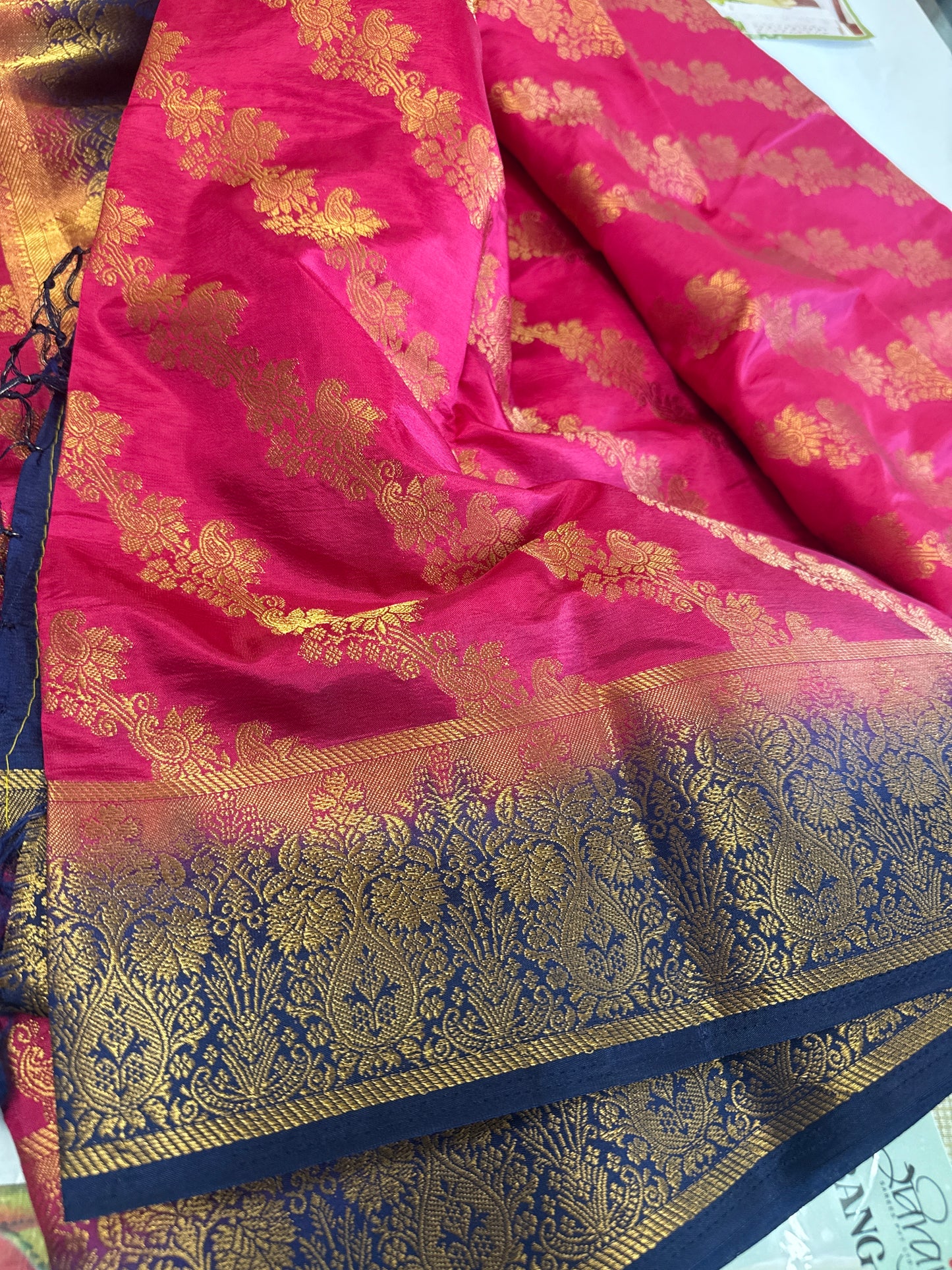 Beautiful designer silk saree
