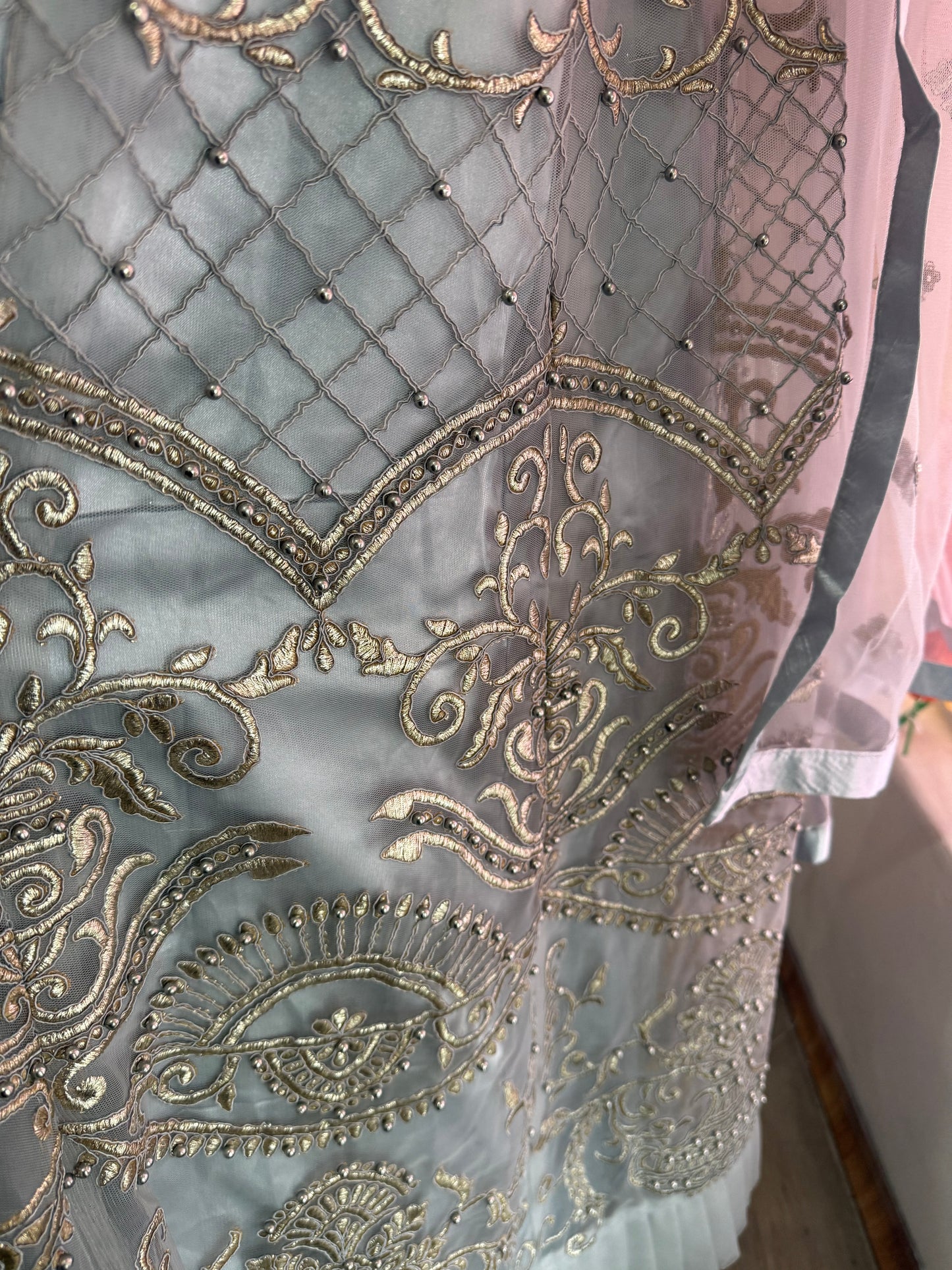 Beautiful designer gown style anarkali suit