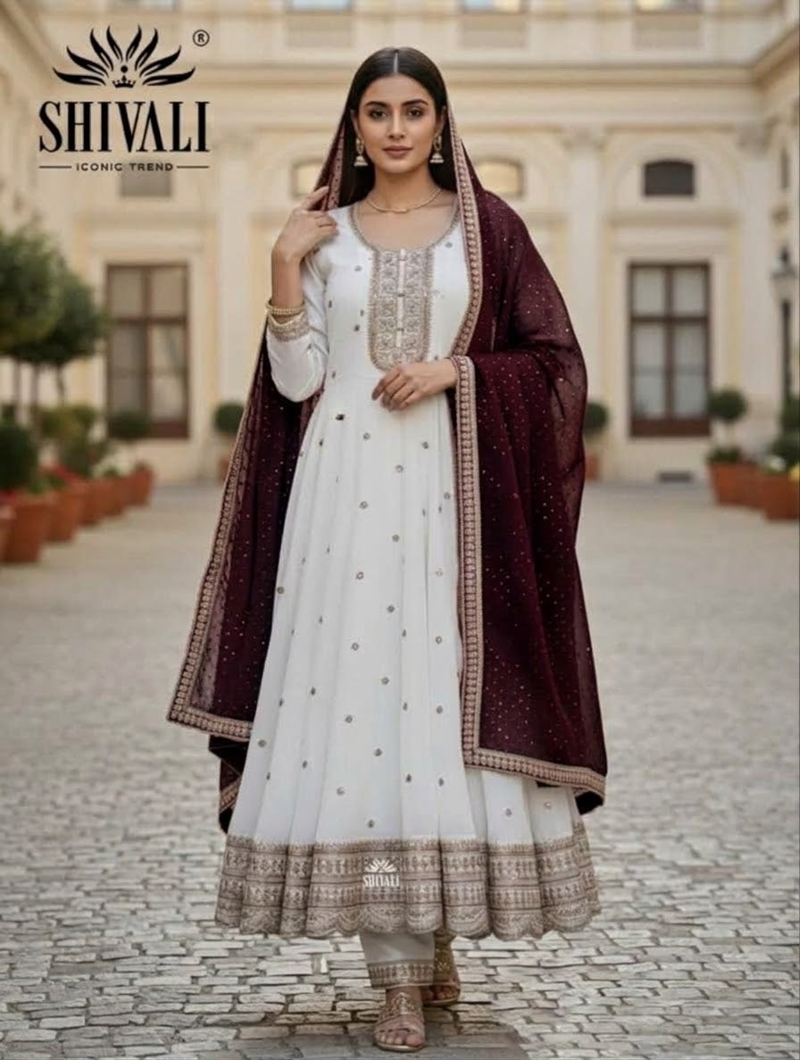 Beautiful designer Pakistani anarkhali suit