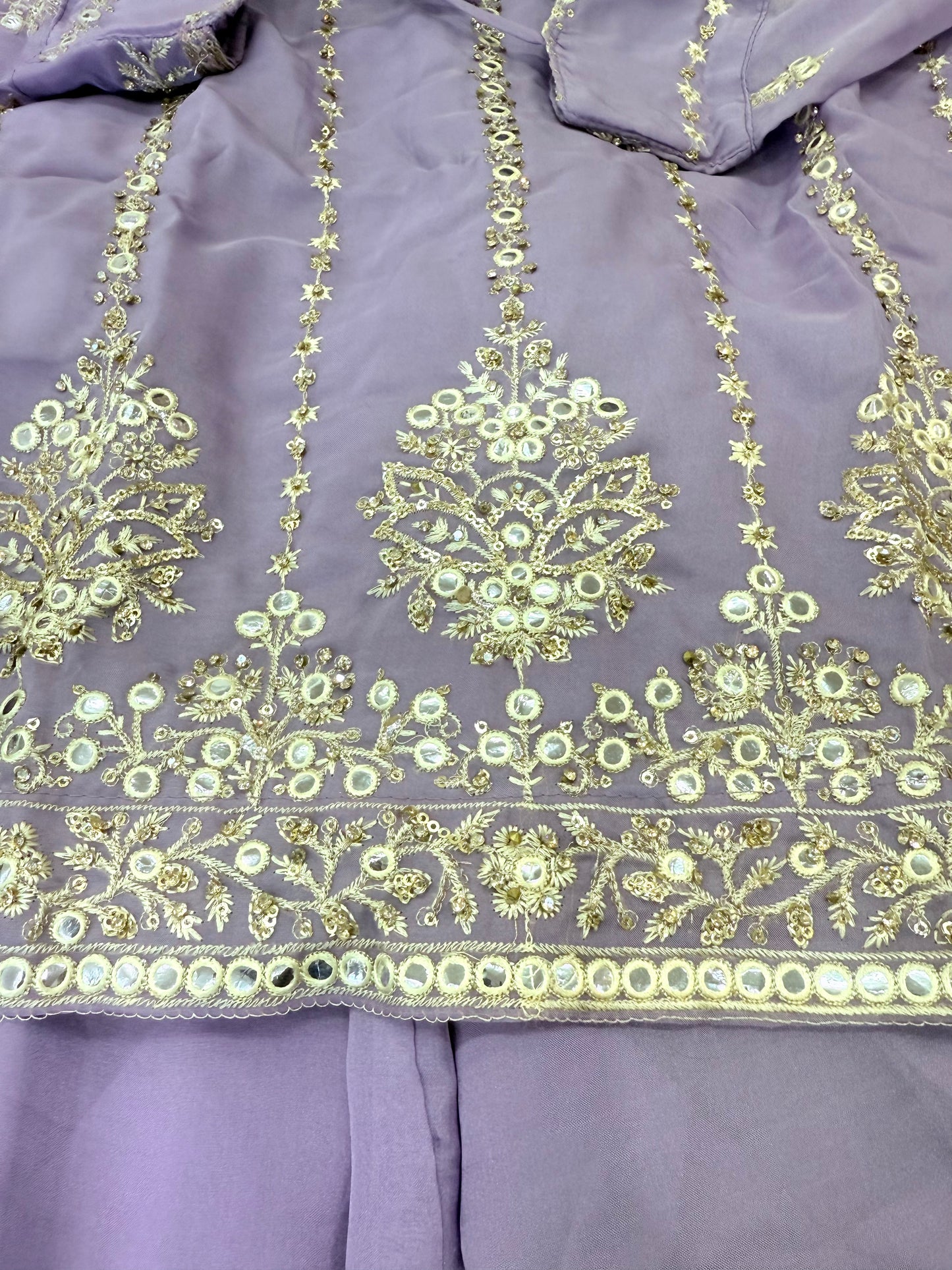 Beautiful designer plazo suit