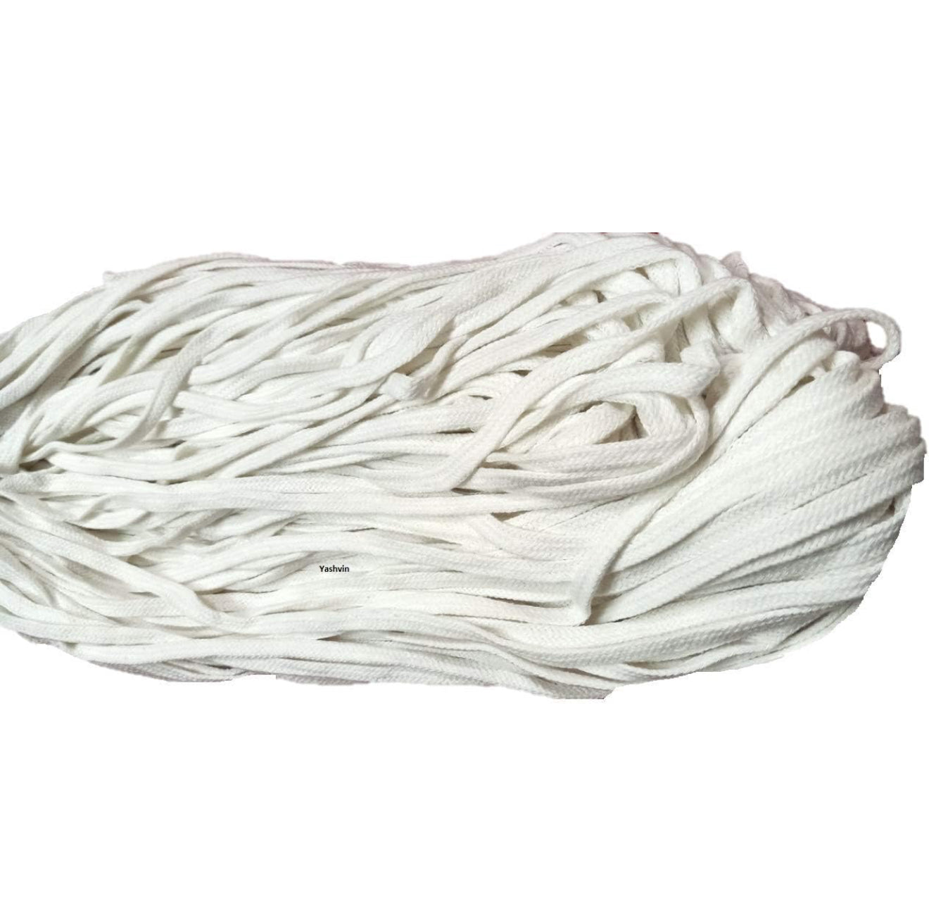 20 Meter Soft Heavy Milky White Nada/Pajama Dori Strings (Cotton) Quality || 100% Cotton Heavy Nada Strings for Ethnic Indian Dresses, Pajama, Lehenga, Saree,Petticoat, Salwars