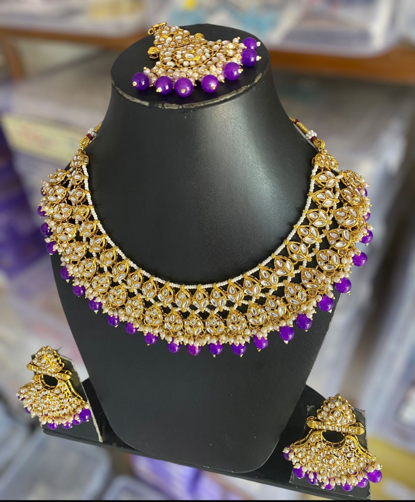 Beautiful designer necklace set