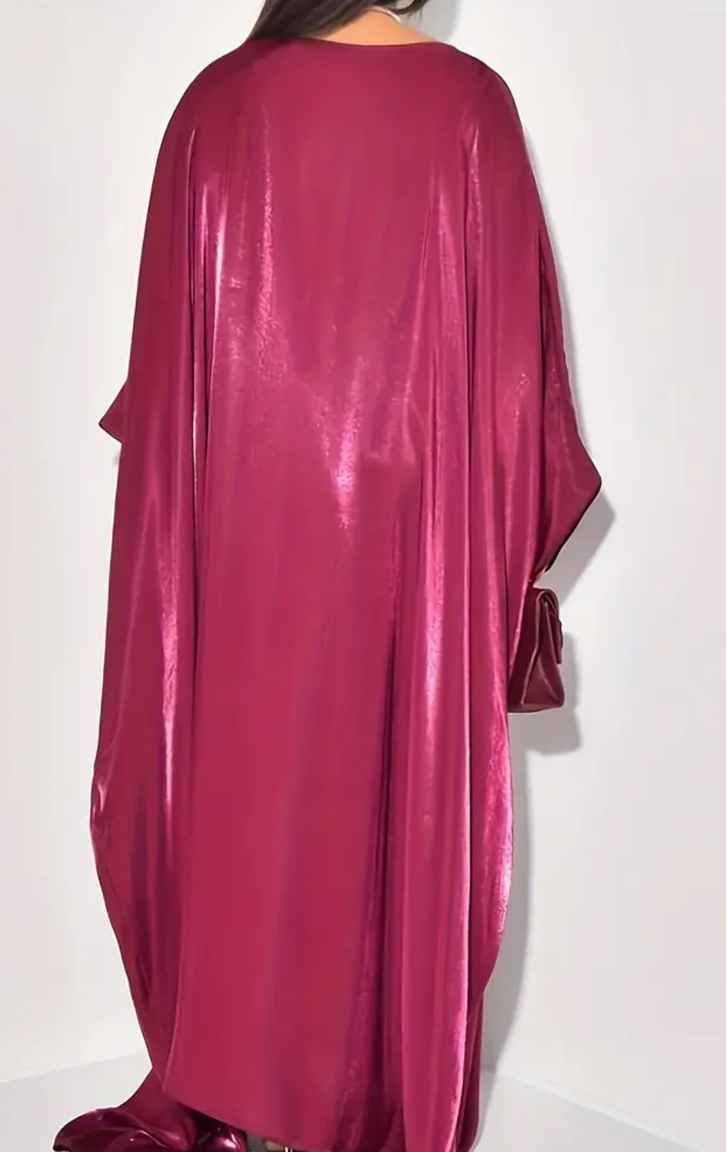 Beautiful designer plus size kaftan with Tie Back inside