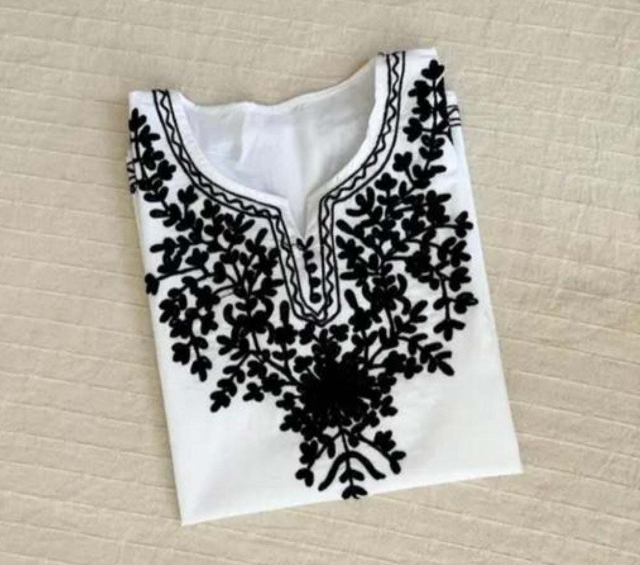 Beautiful designer Kashmiri embroidery short Kurti