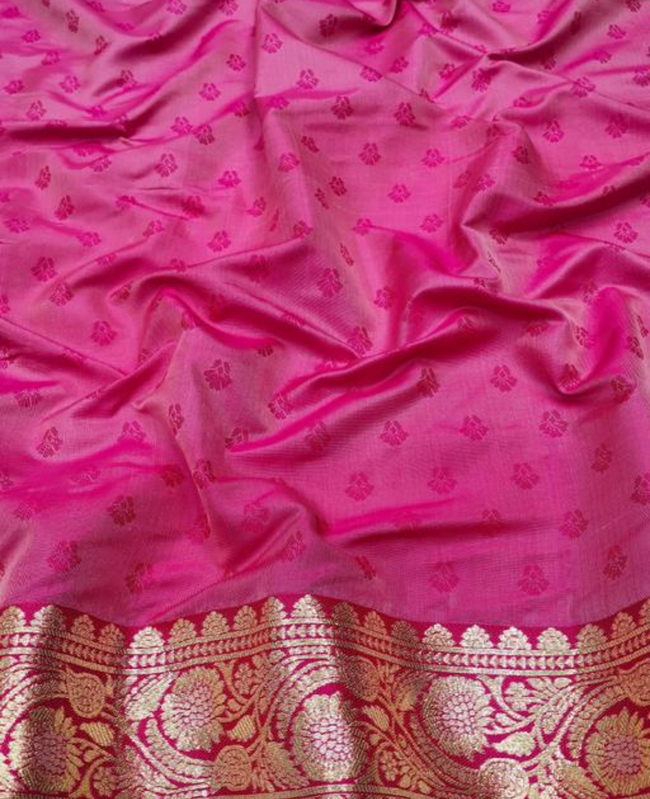 Beautiful designer pure banasari silk saree