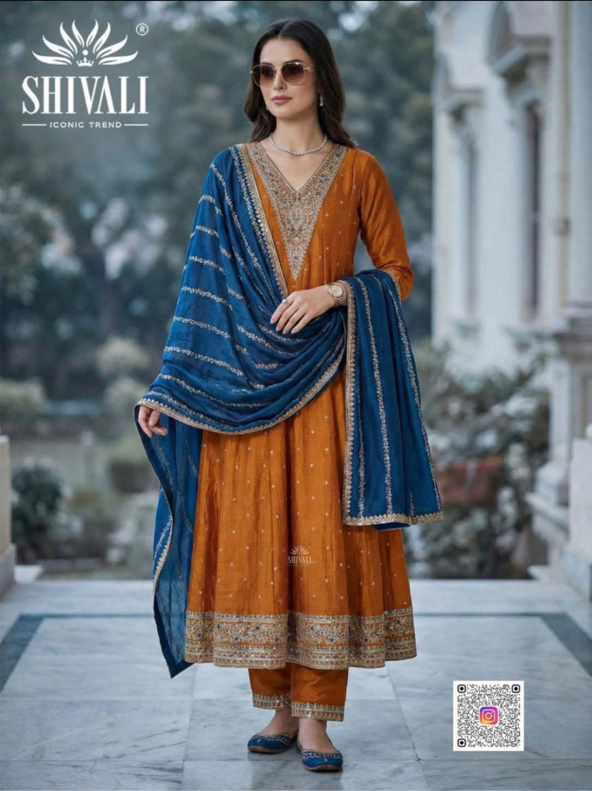 Beautiful designer Pakistani anarkhali suit