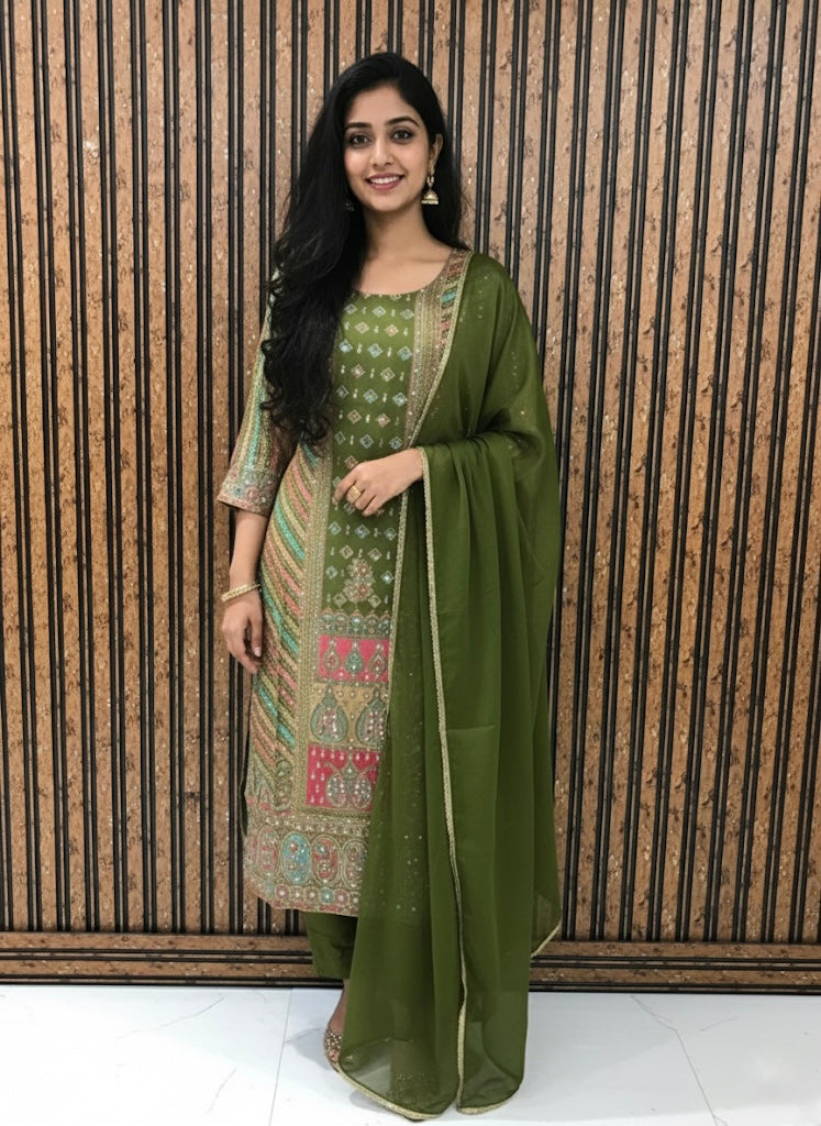 Beautiful designer Pakistani style suit