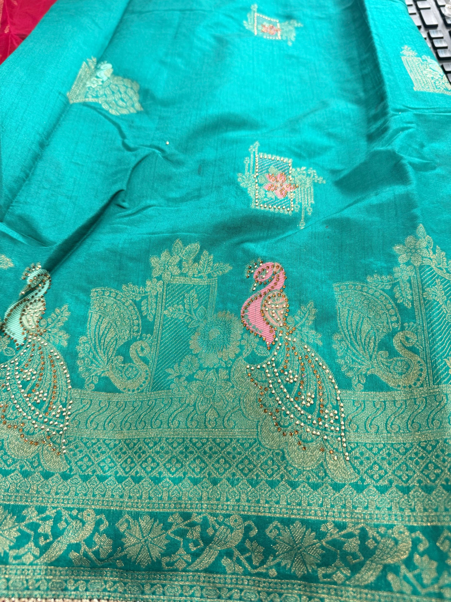 Beautiful designer cotton silk saree