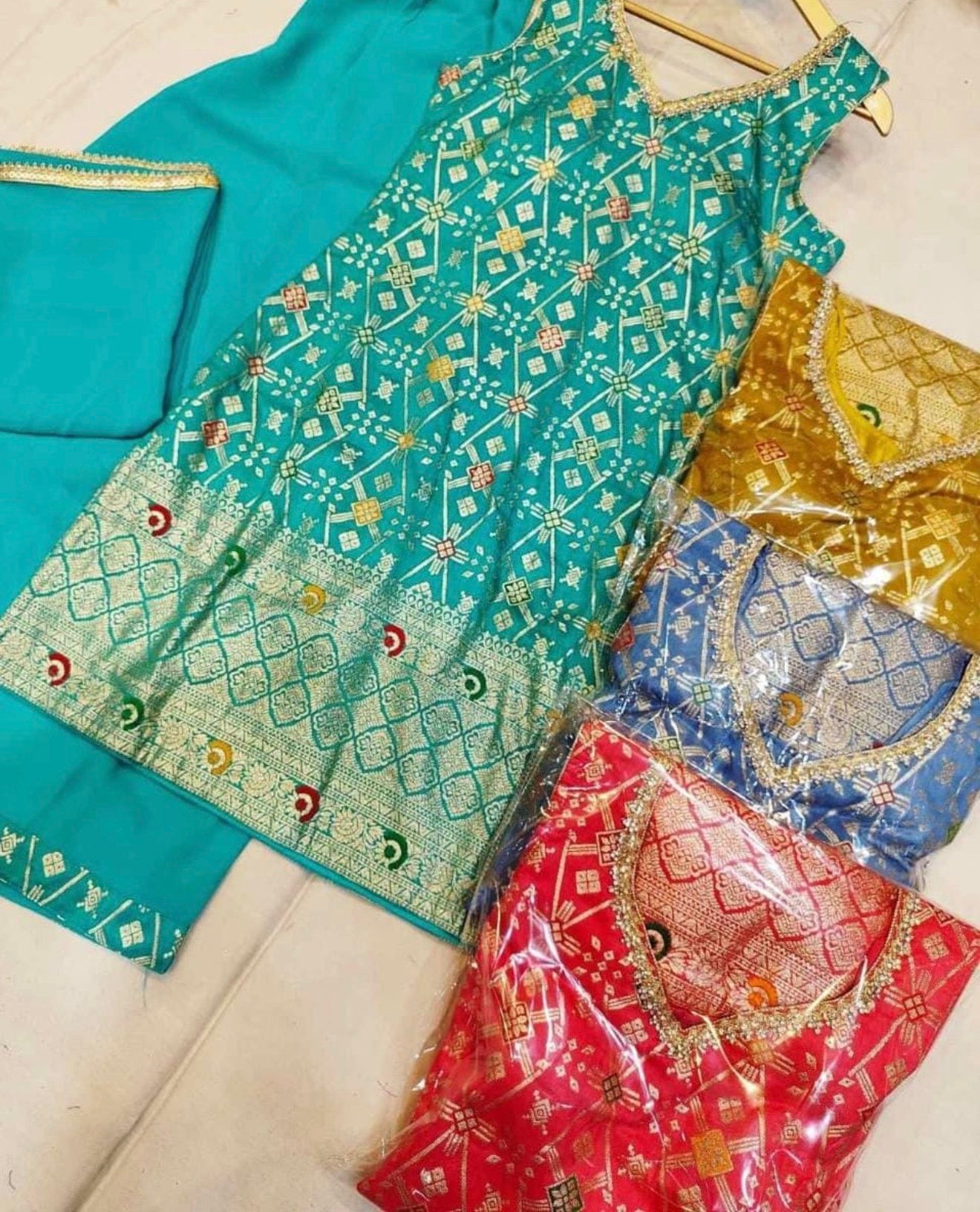 Beautiful designer plazo suit