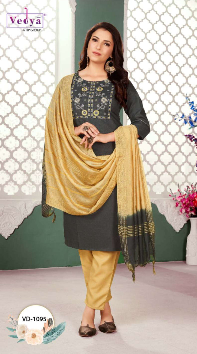 Beautiful designer Kurti pants dupatta
