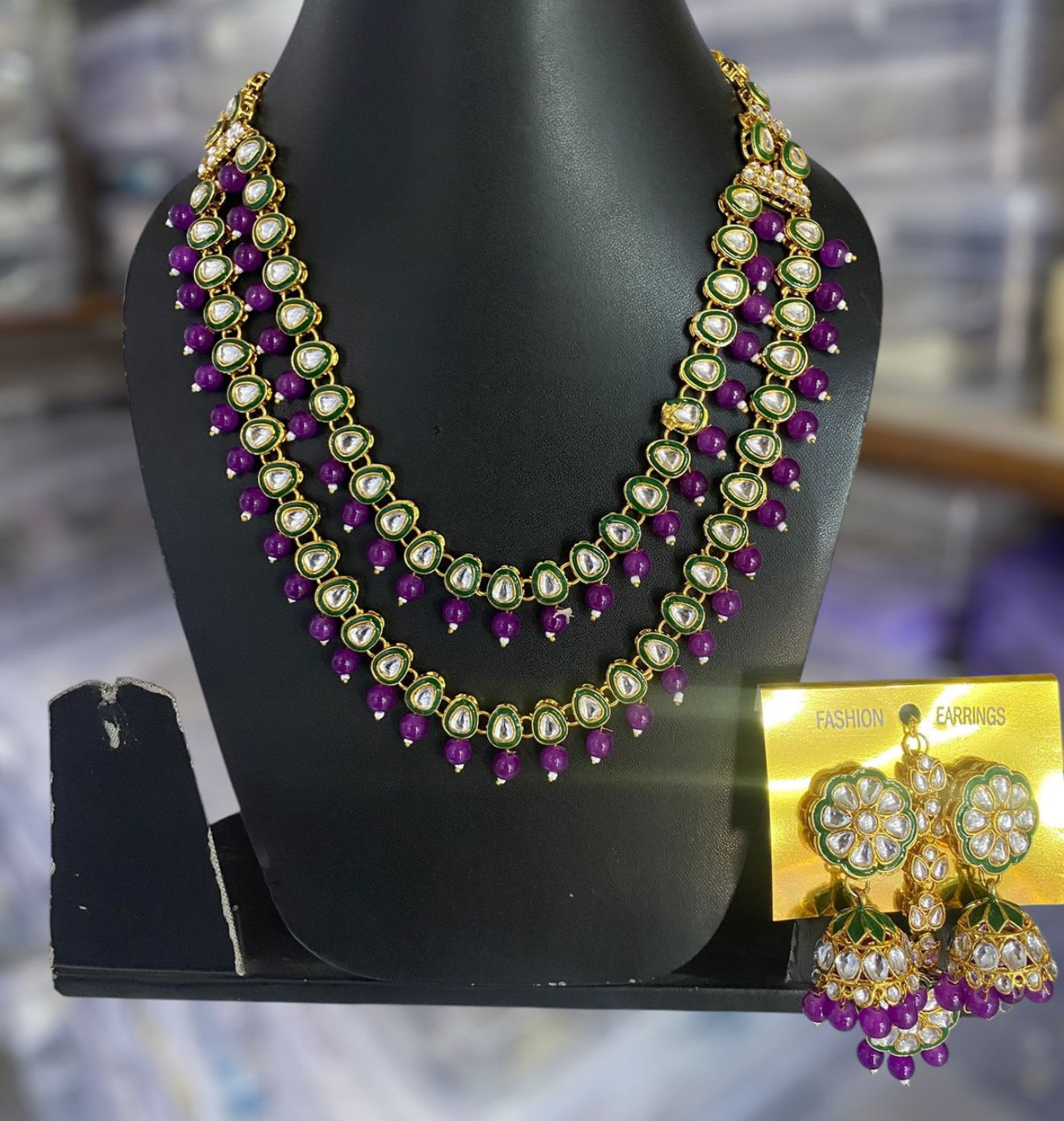 Beautiful designer necklace set