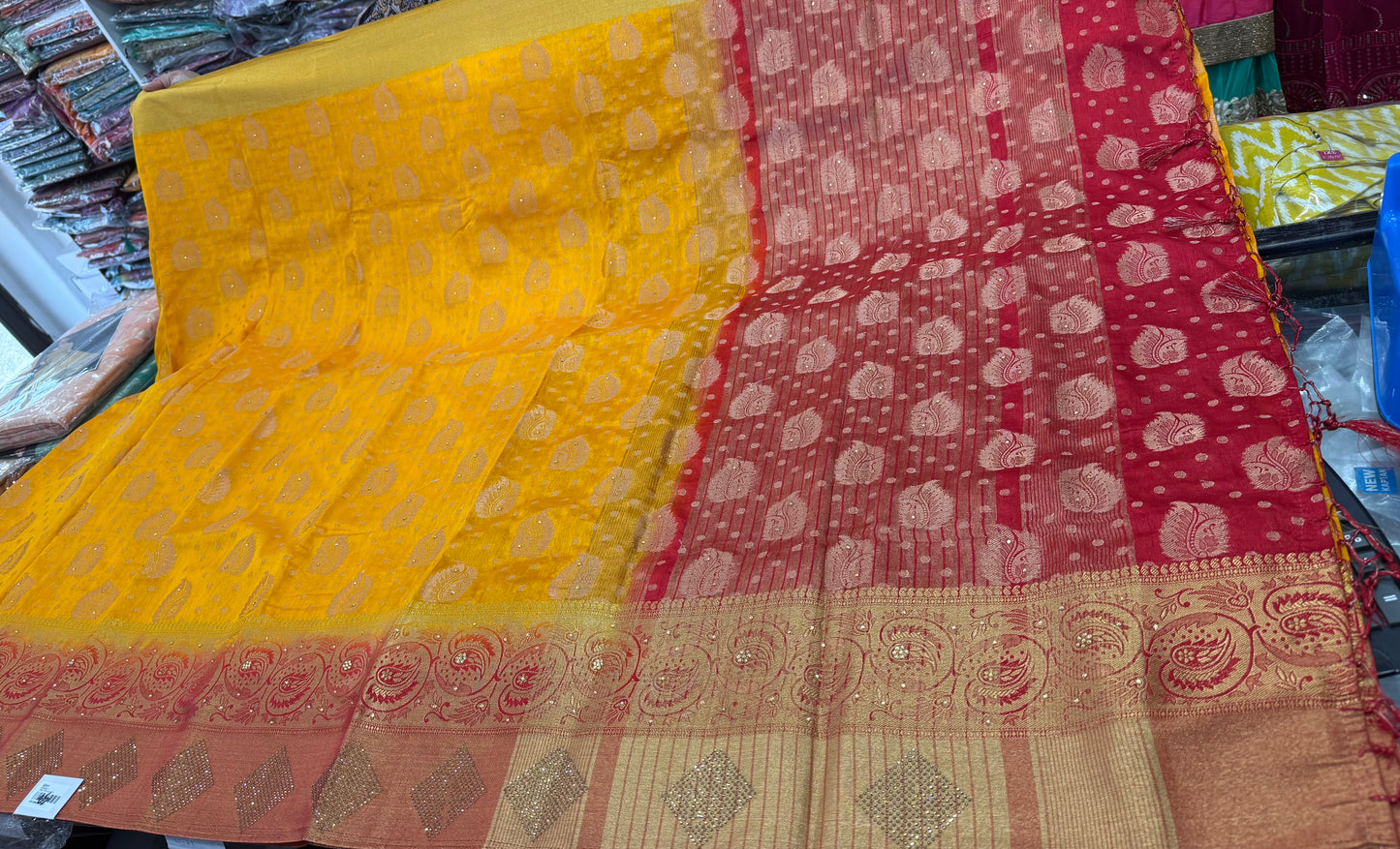 Beautiful designer silk saree
