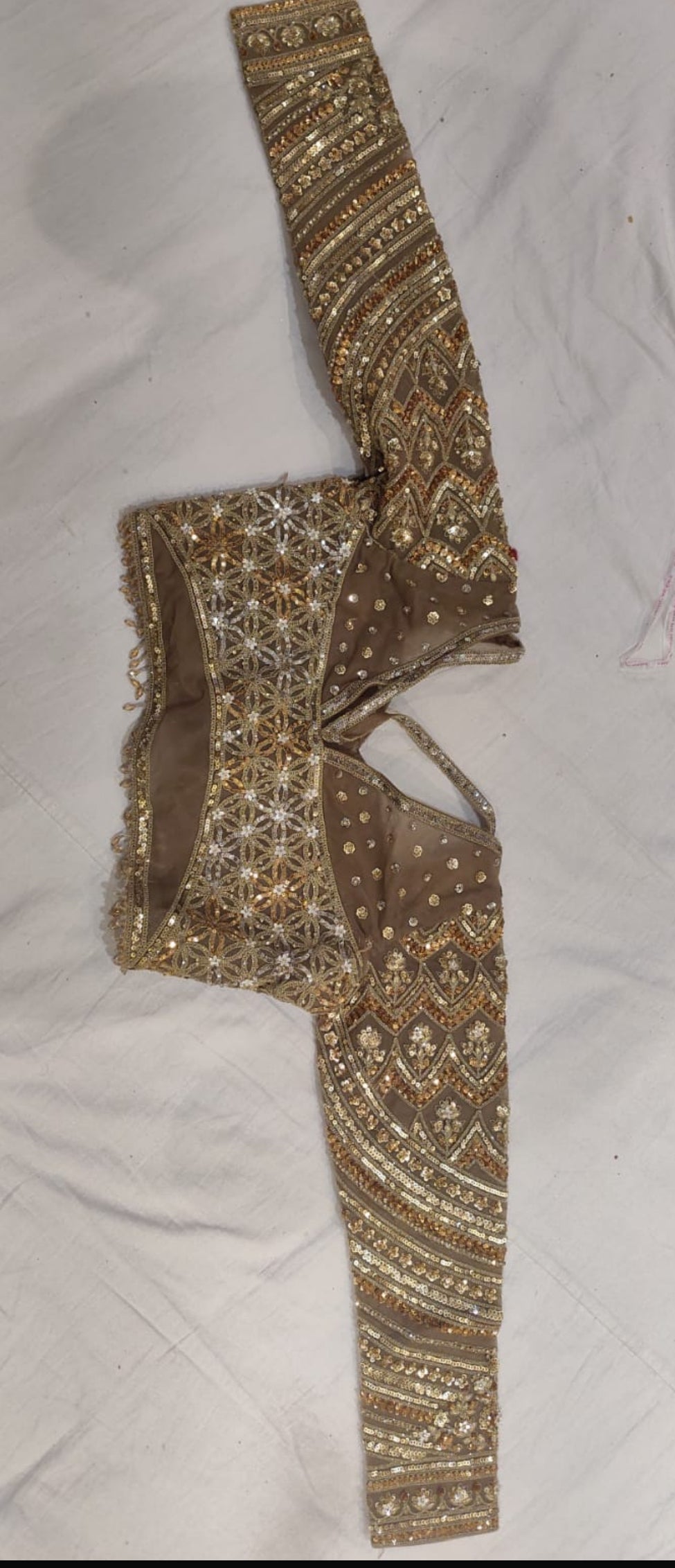 Beautiful designer saree with readymade blouse