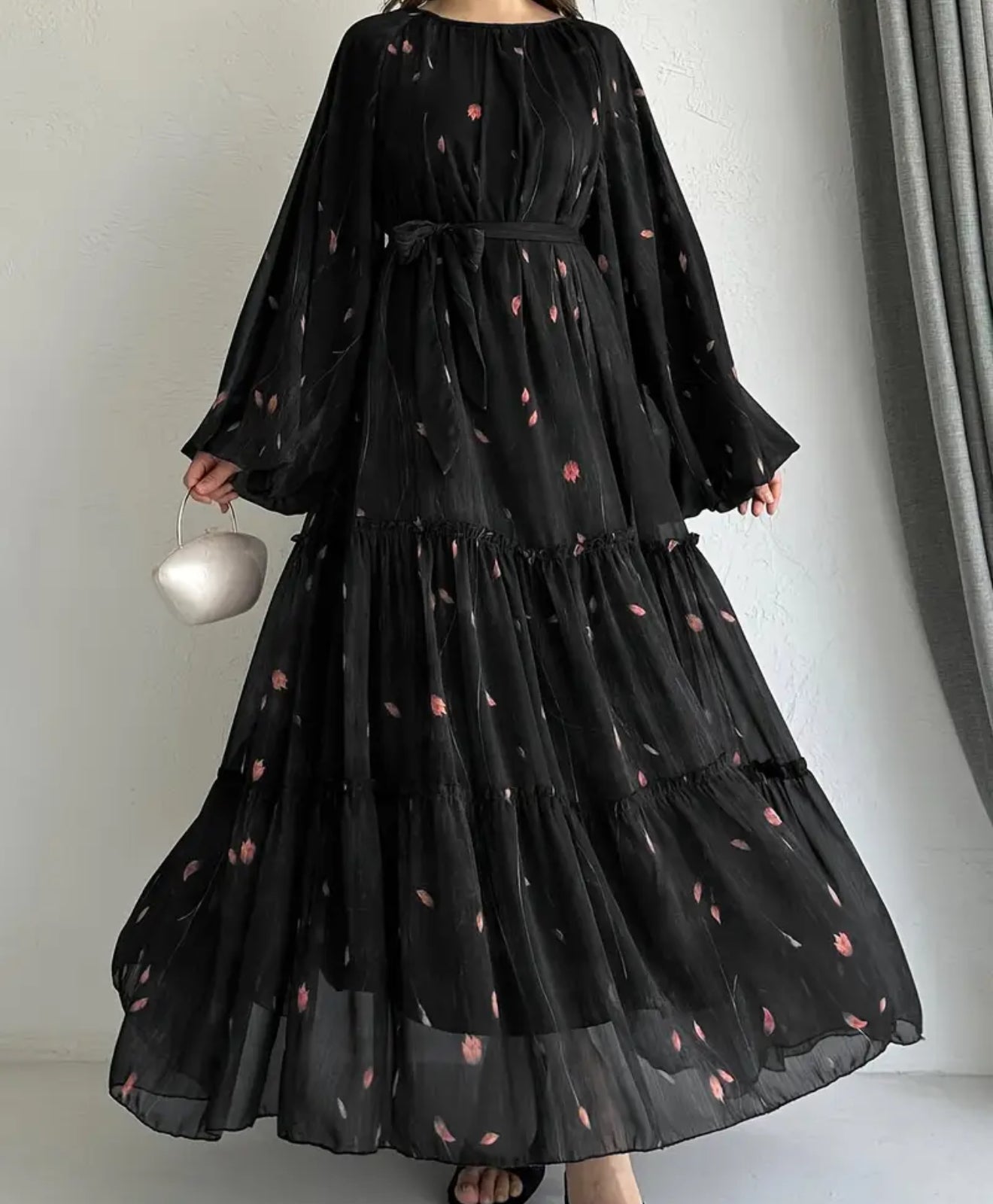 Beautiful designer long dress floral