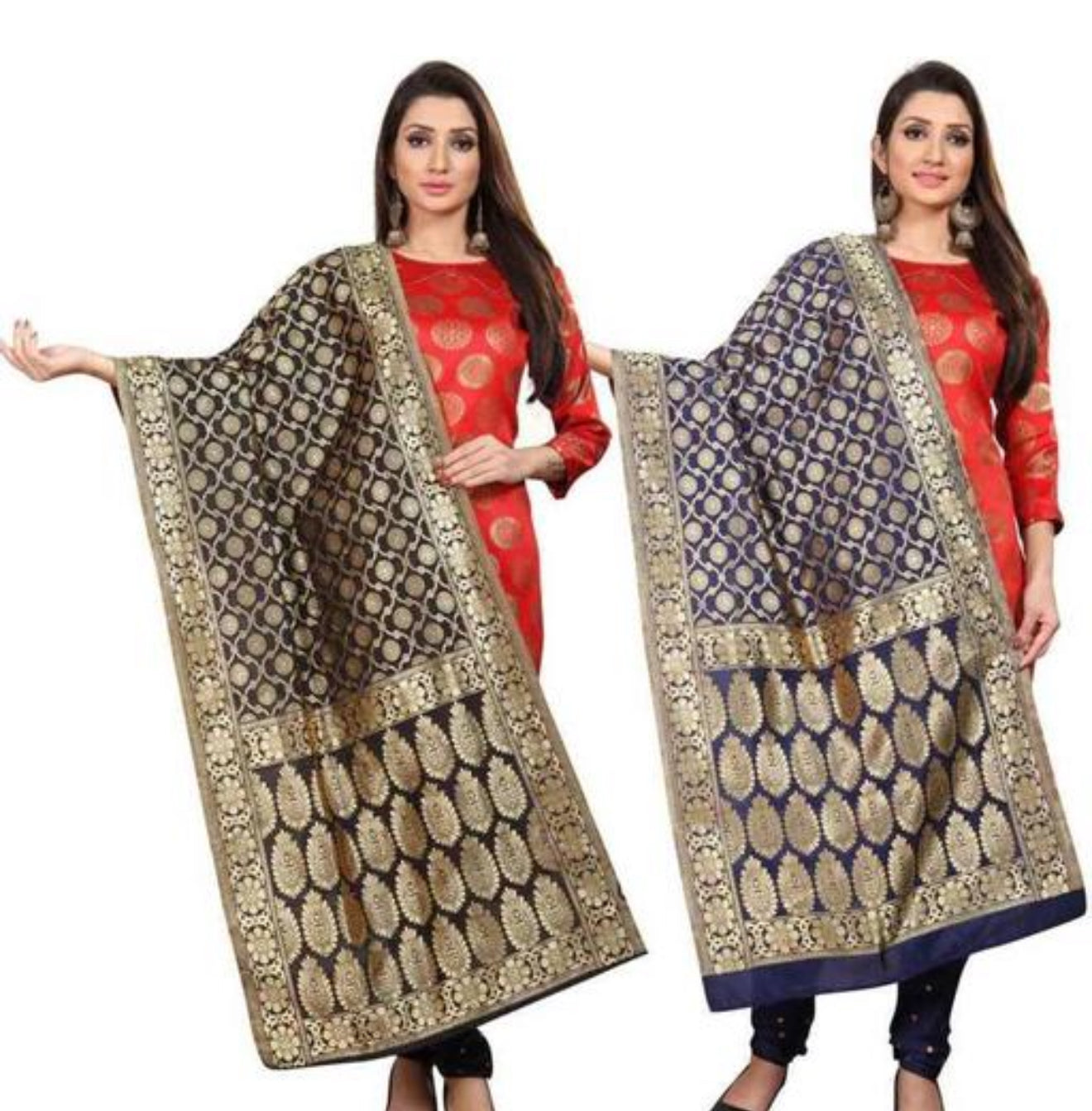 Beautiful designer silk dupatta