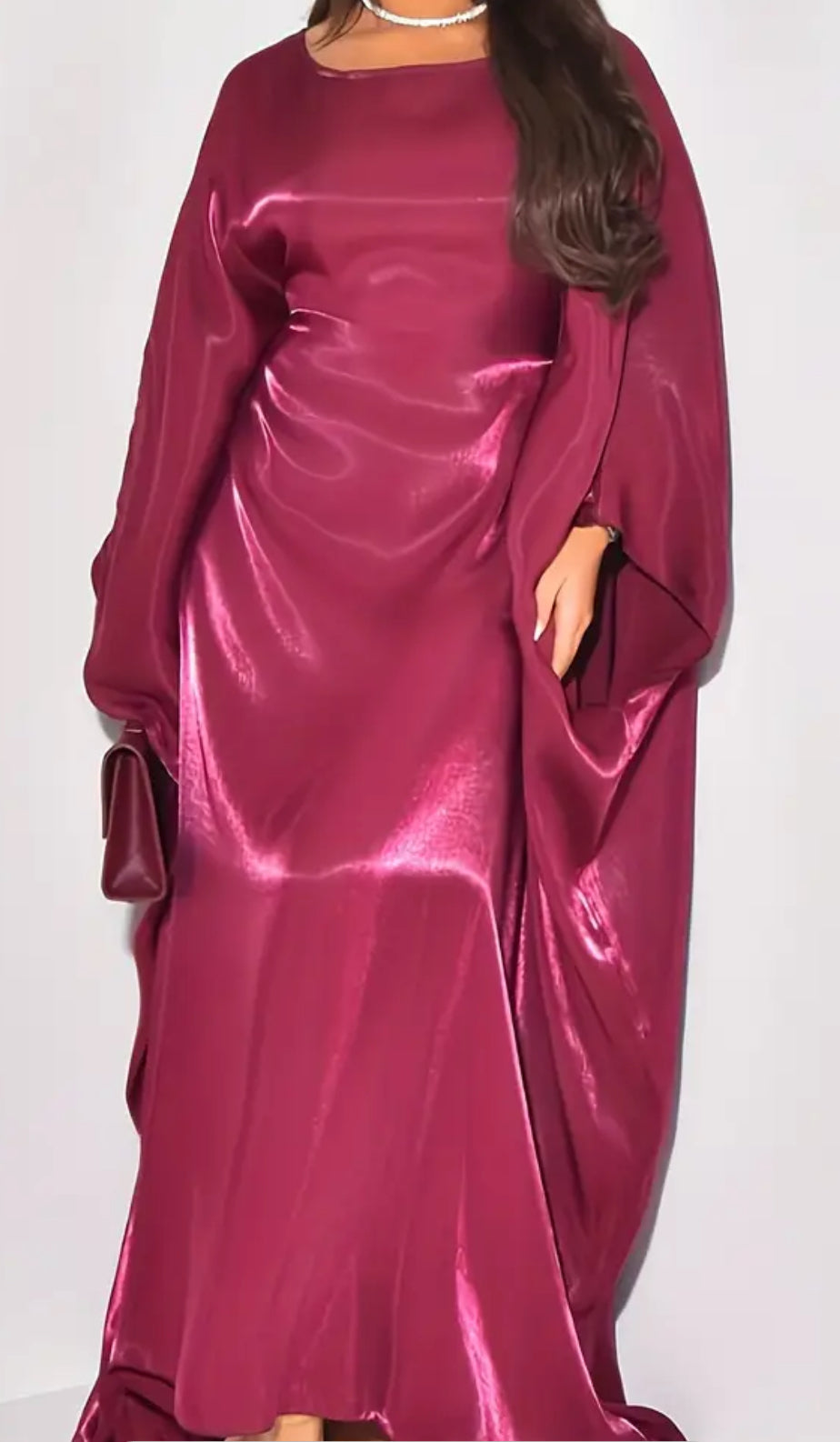 Beautiful designer plus size kaftan with Tie Back inside