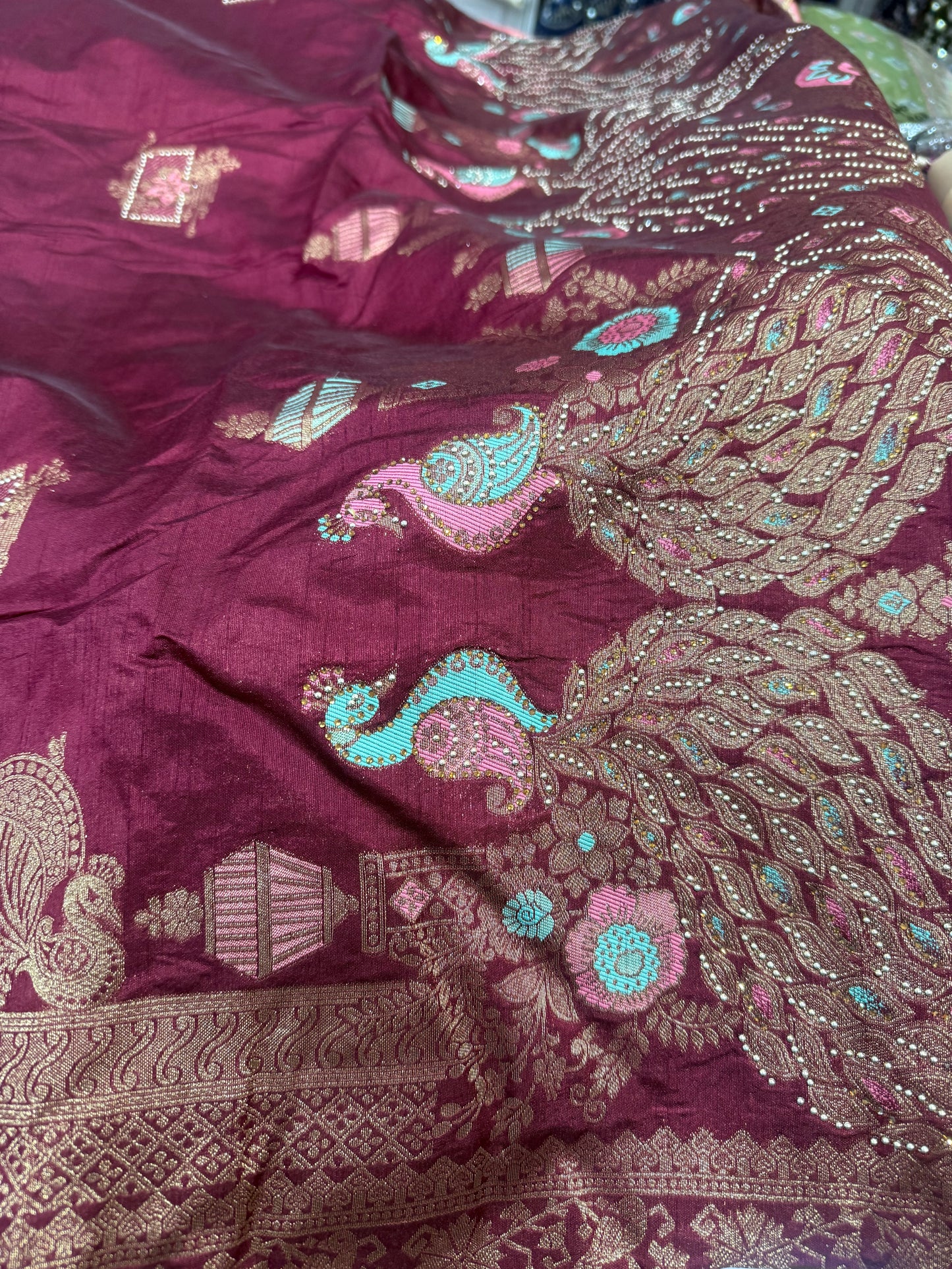 Beautiful designer cotton silk saree