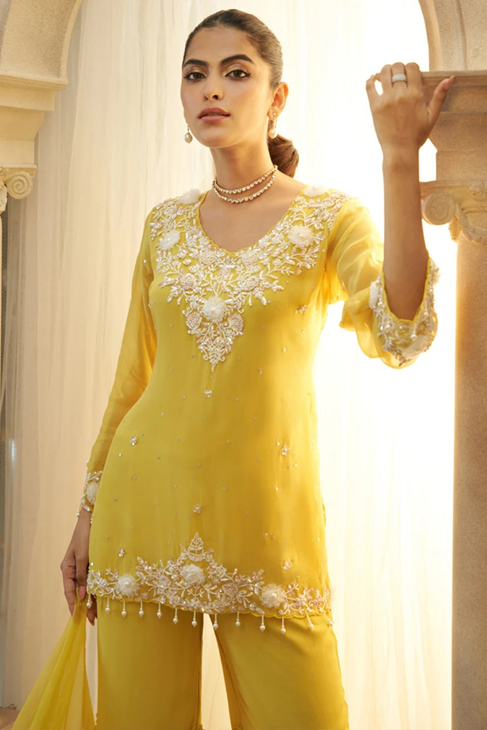 Beautiful designer sharara suit