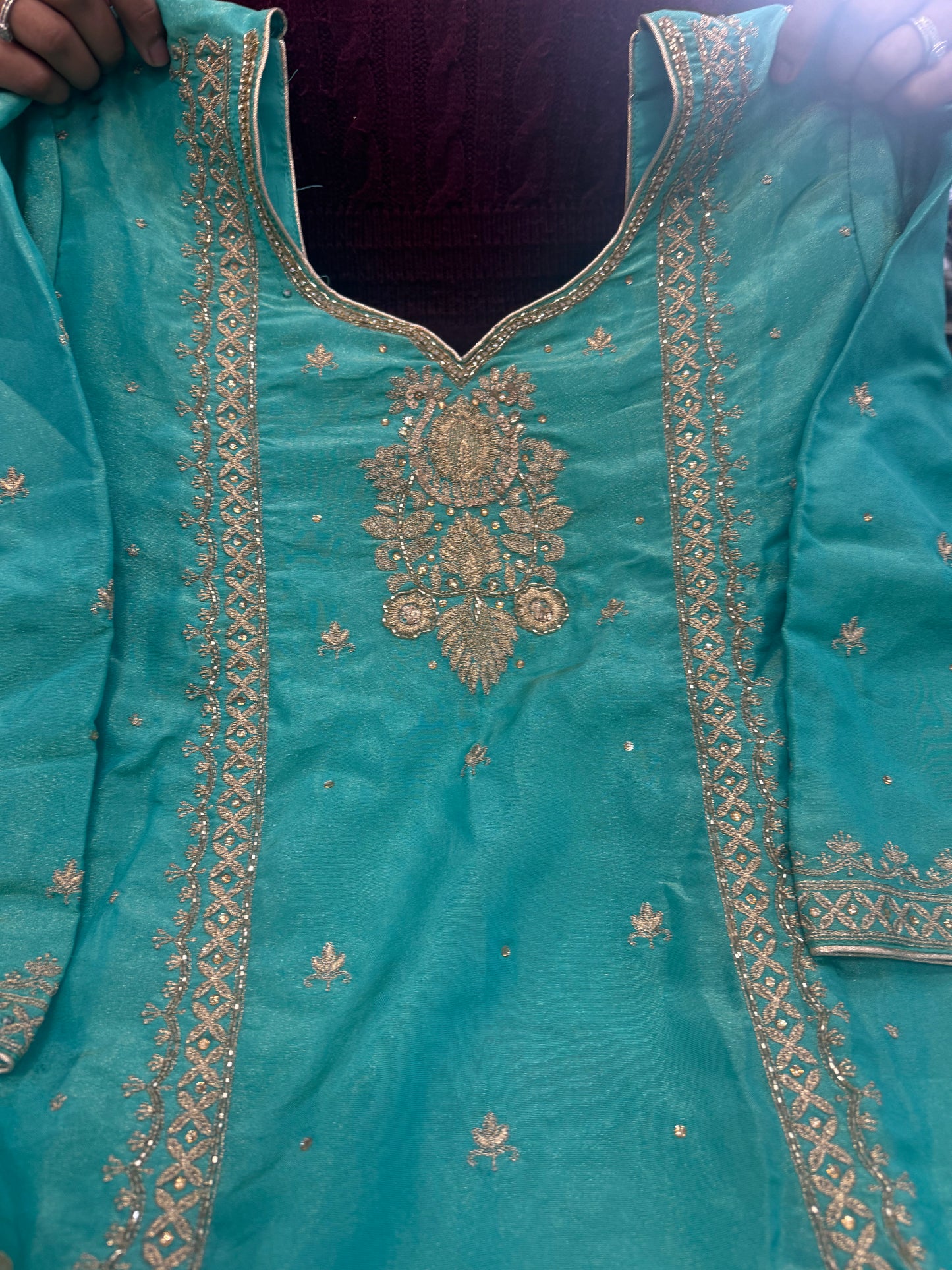 Beautiful designer patiala salwar suit