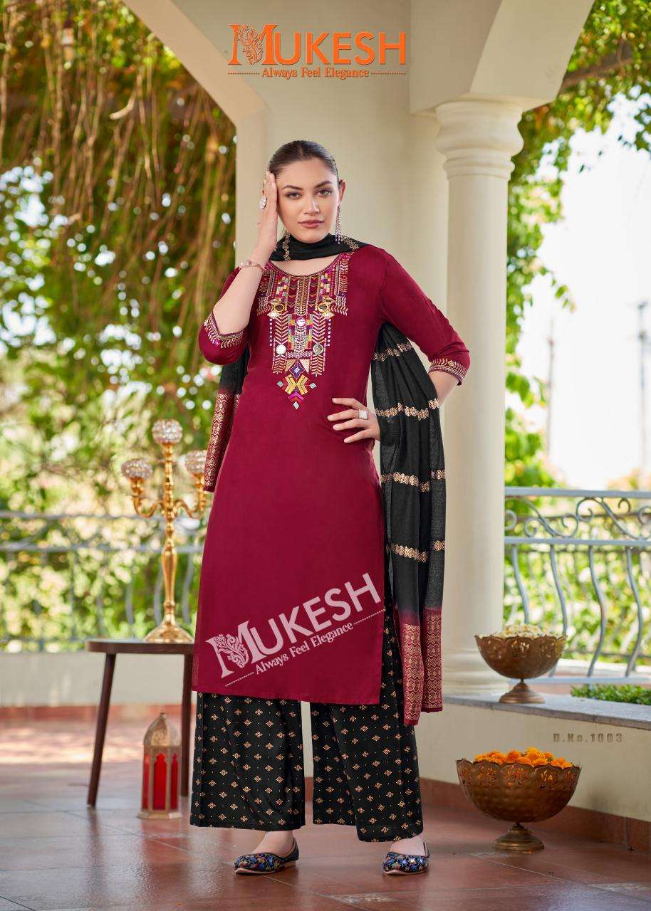 Beautiful designer Kurti plazo dupatta set