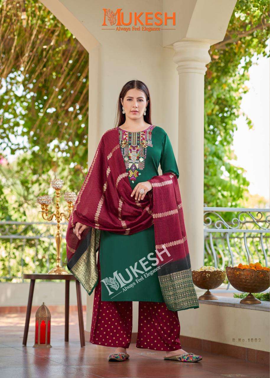 Beautiful designer Kurti plazo dupatta set
