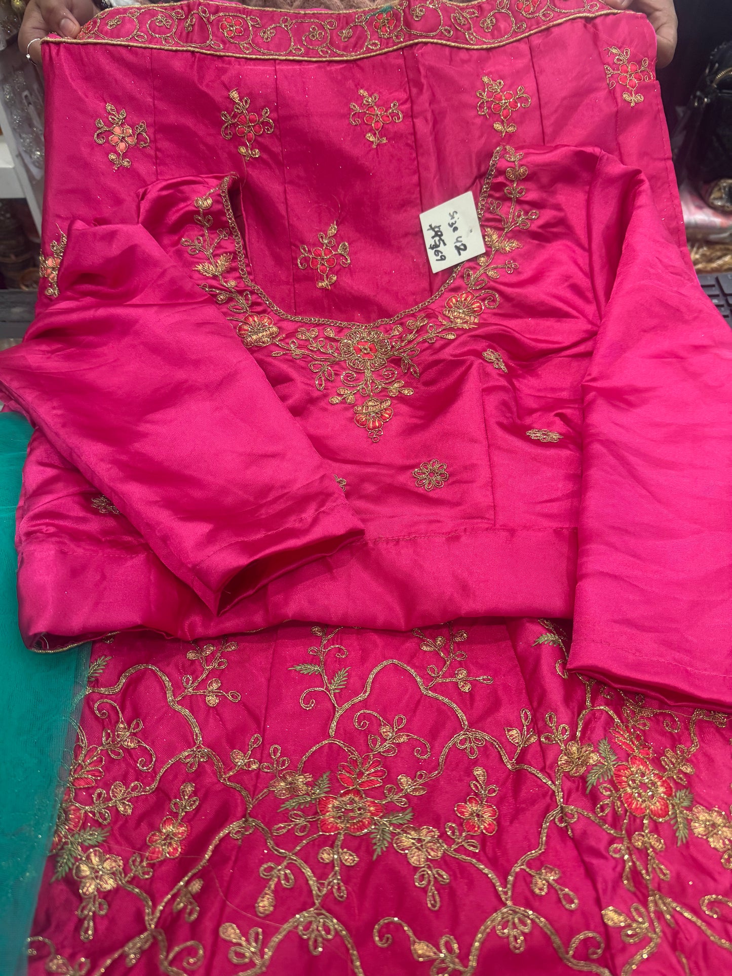 Beautiful designer silk lengha choli