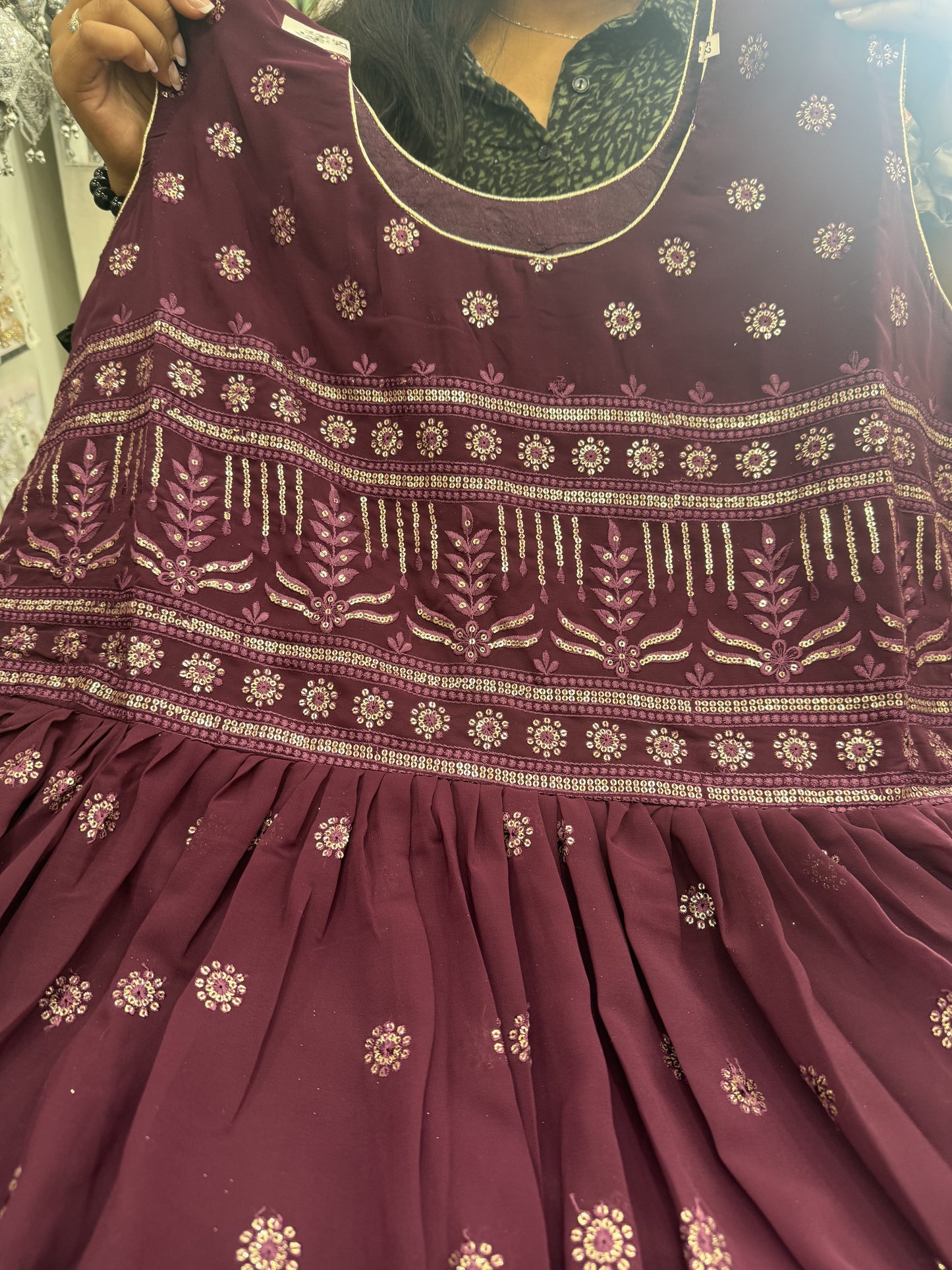 Beautiful designer anarkali gown